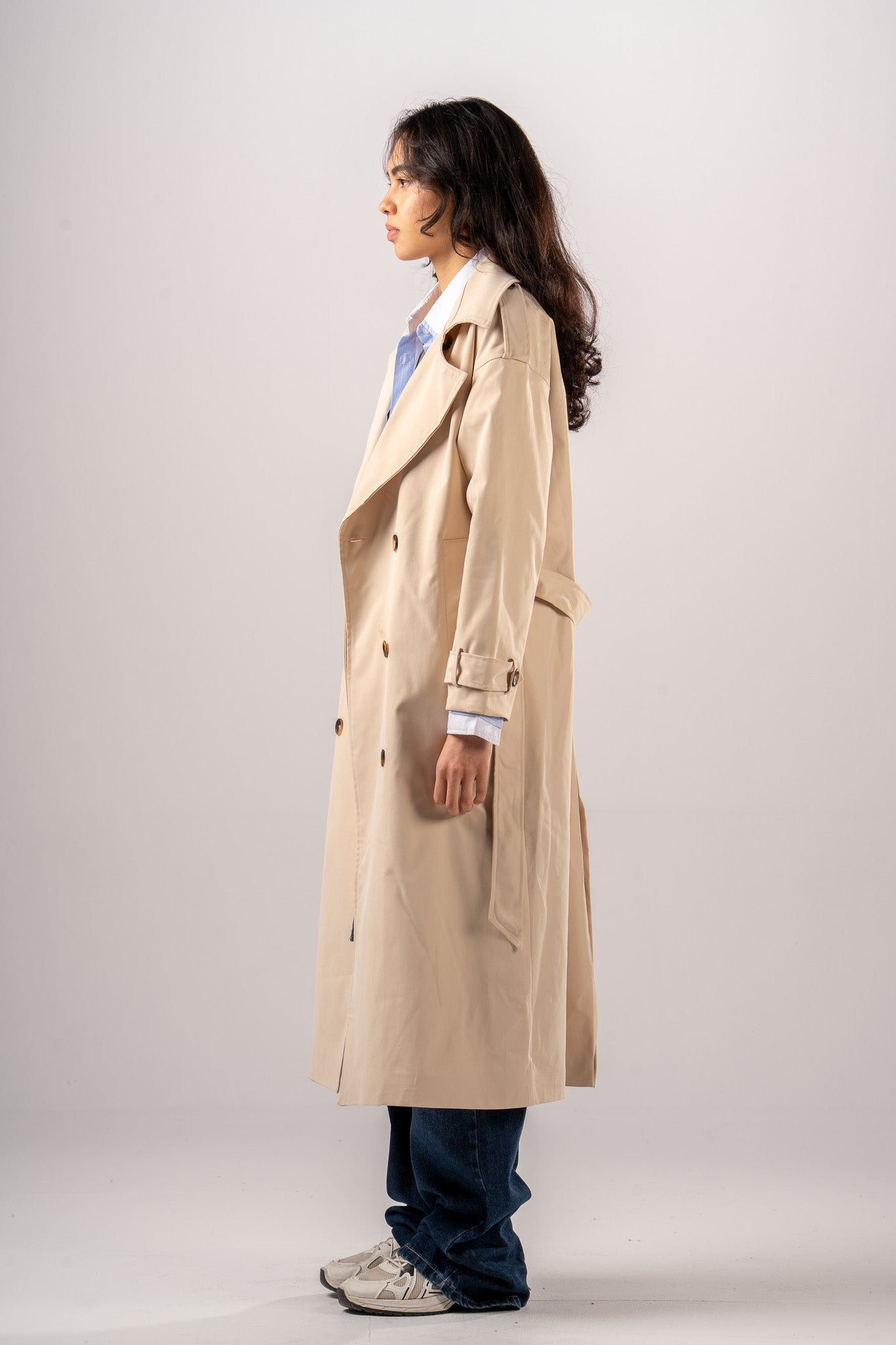 Twill Trench Coat