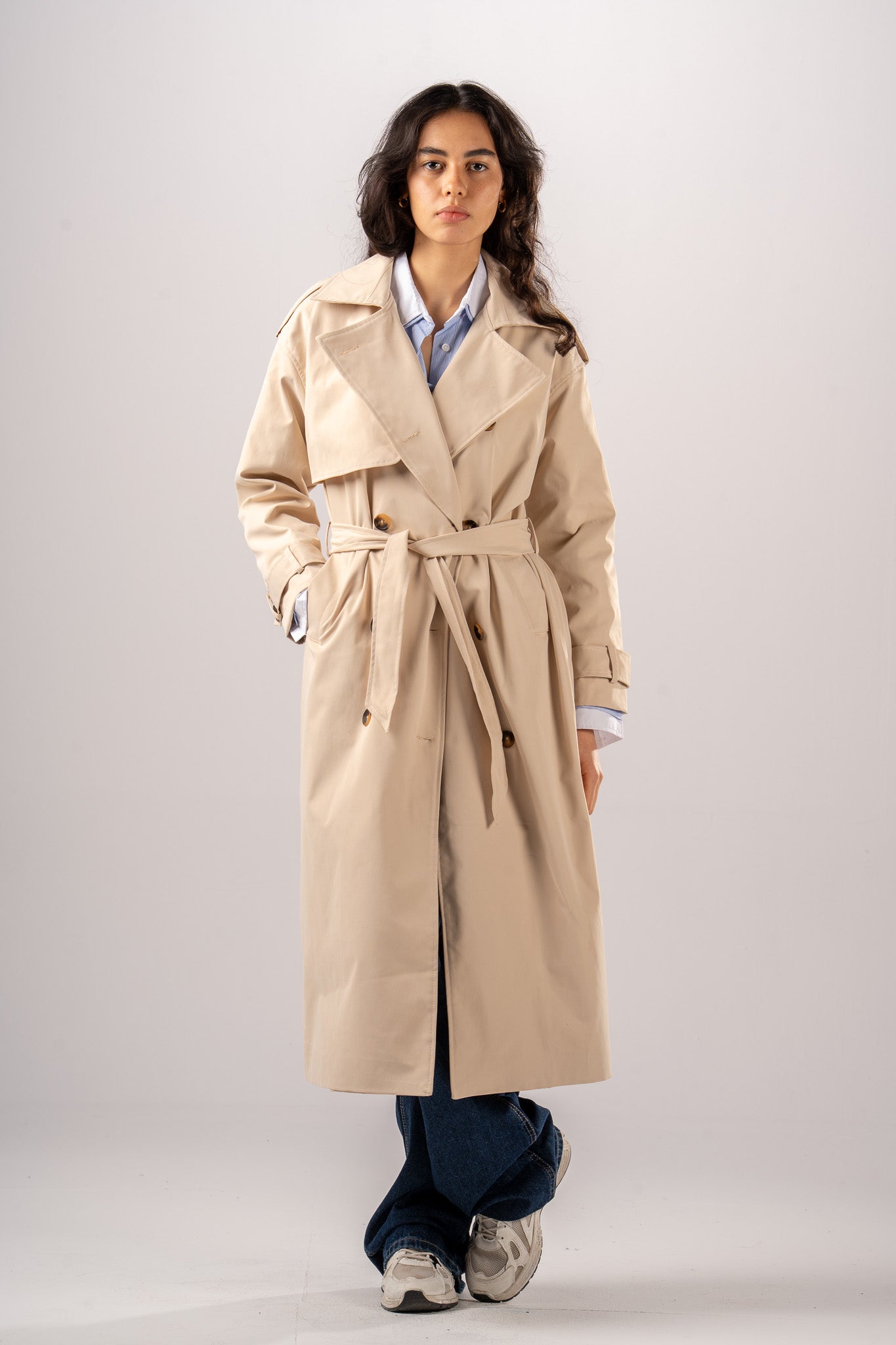 Twill Trench Coat