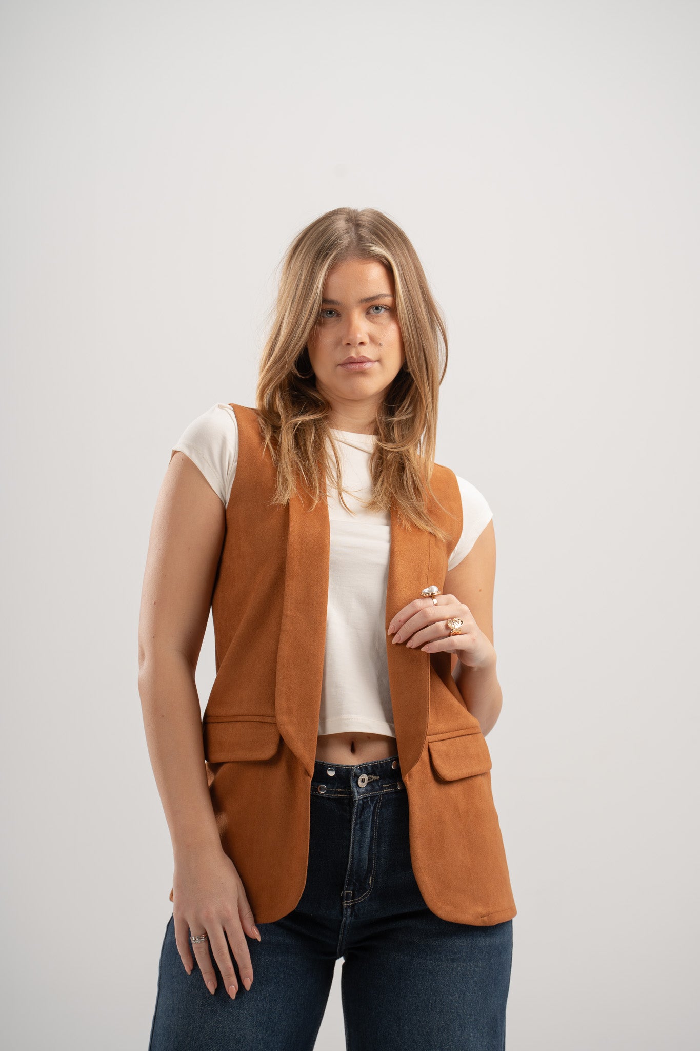 Suede Vest