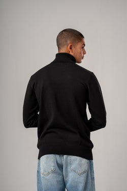 Black Turtle Neck Pullover