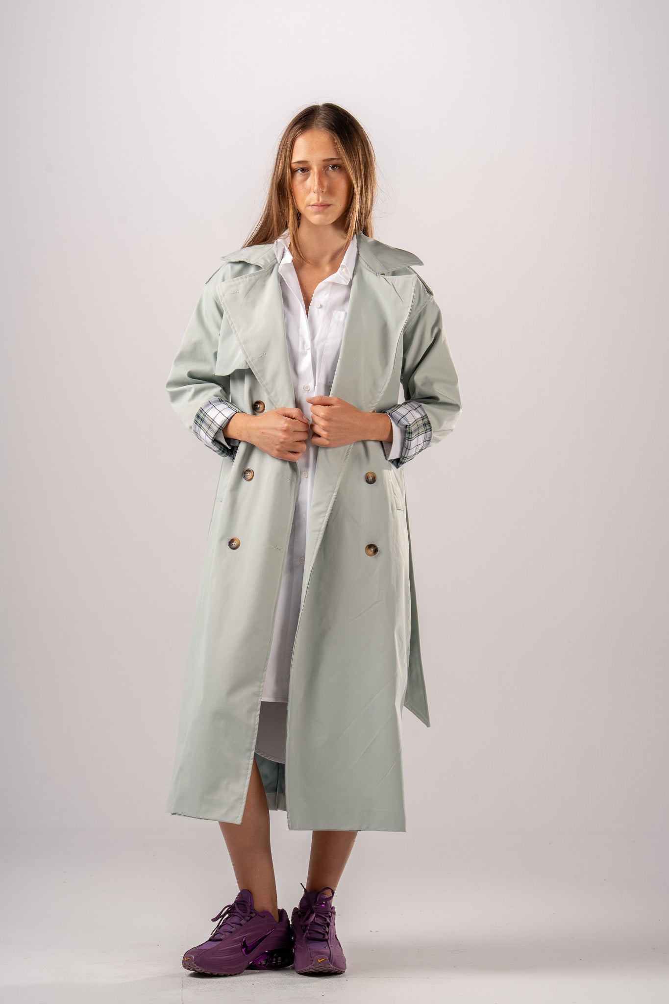Twill Trench Coat