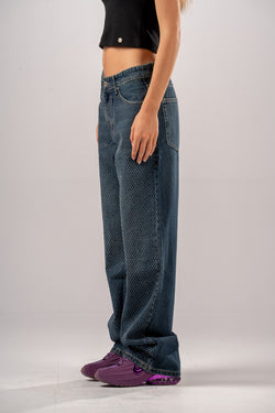 Rhinestone Denim