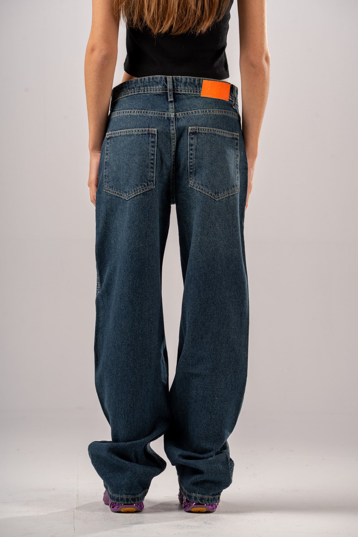 Rhinestone Denim