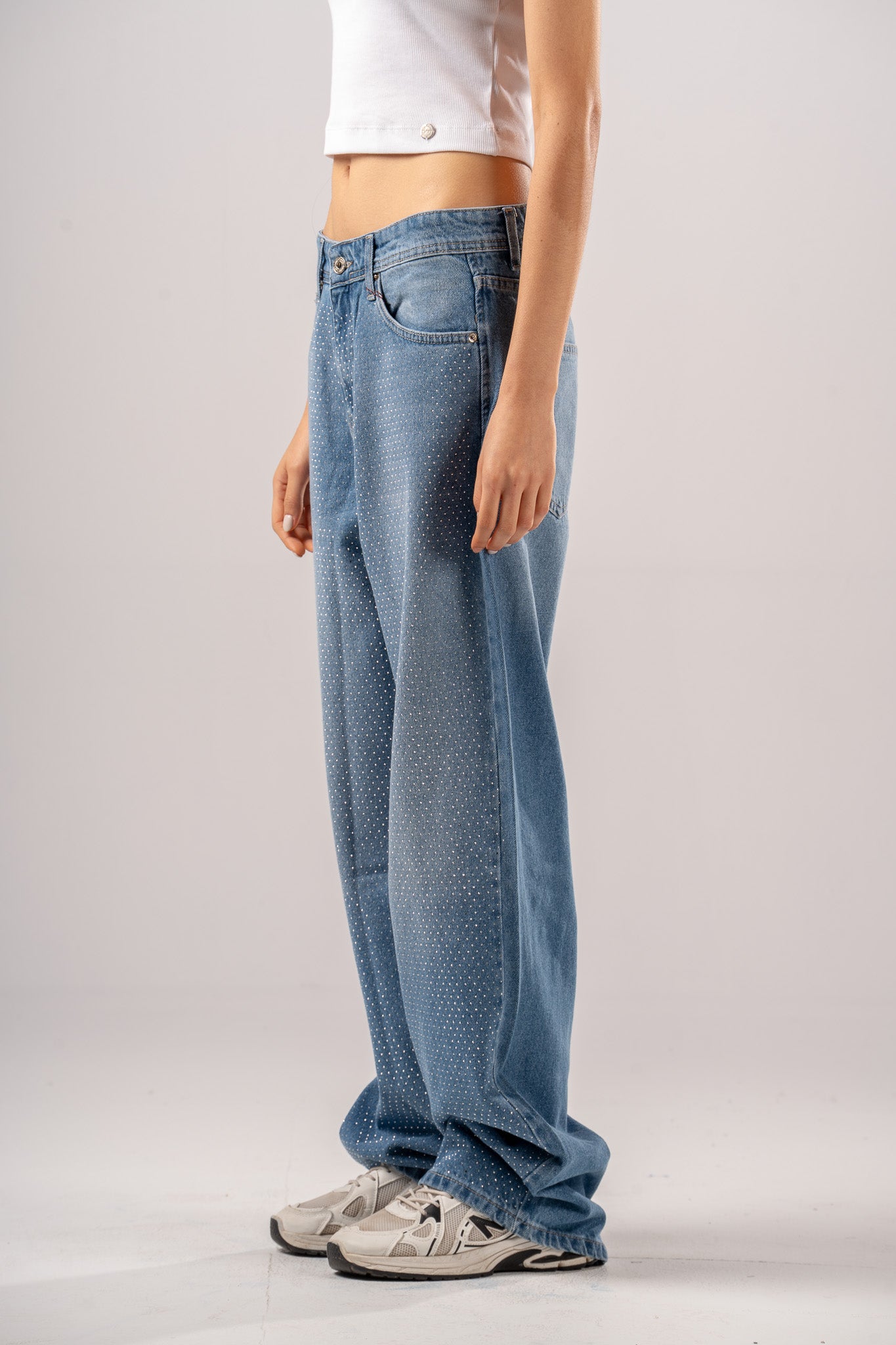 Rhinestone Denim