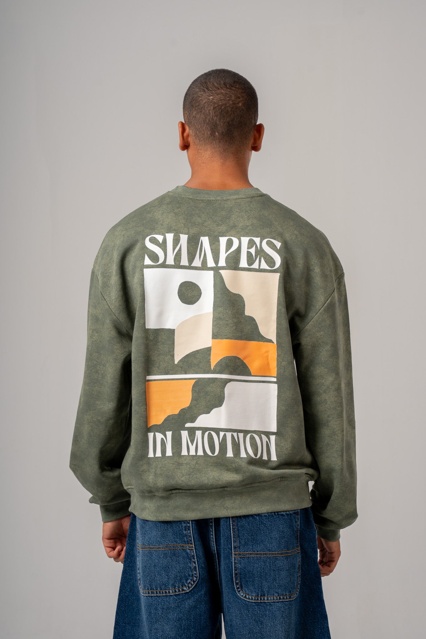 Printed Oversized Sweatshirt