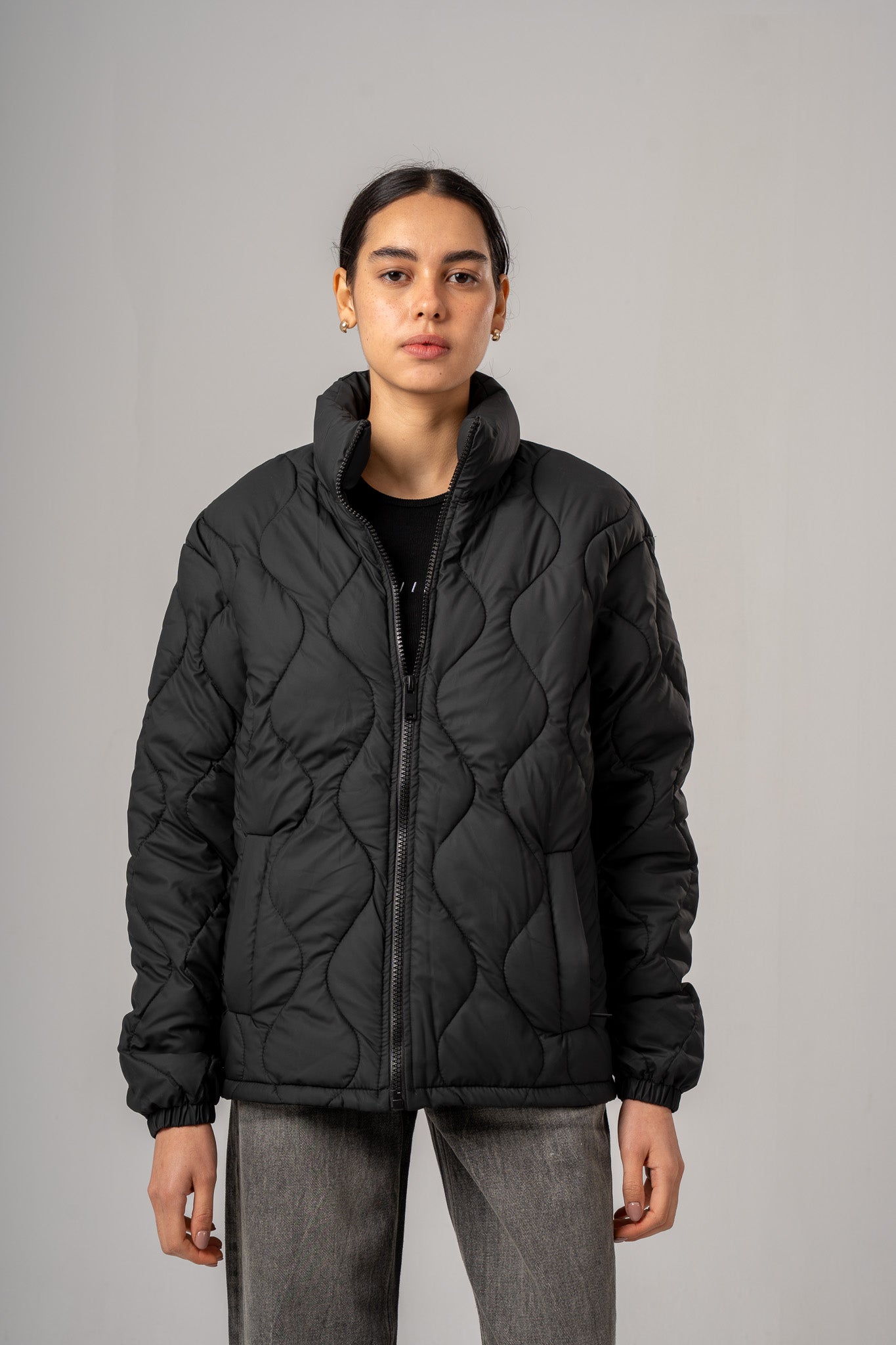High Neck Puffer Jacket