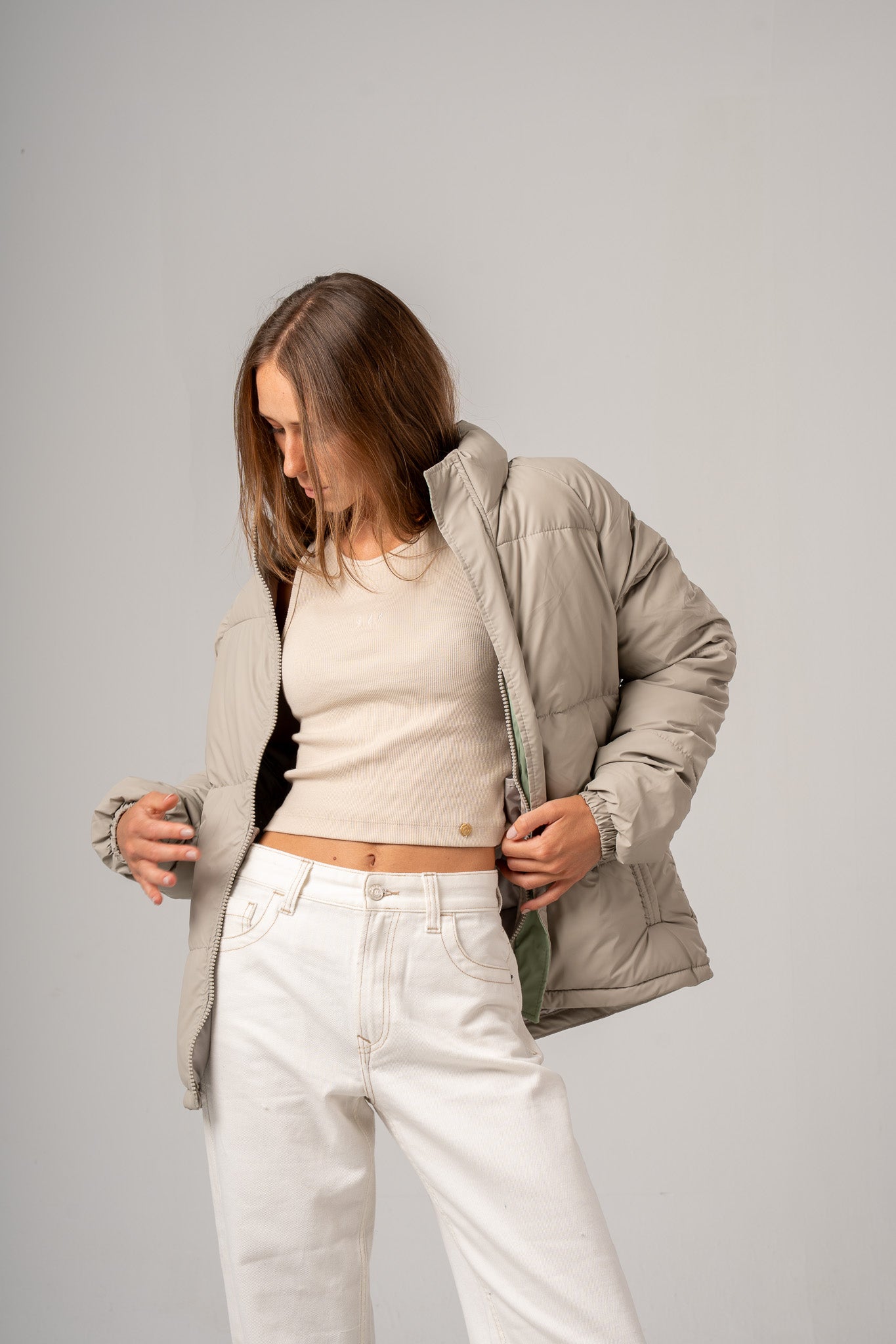 High Neck Puffer Jacket