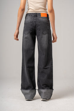 Selvedge Wide Leg Jeans