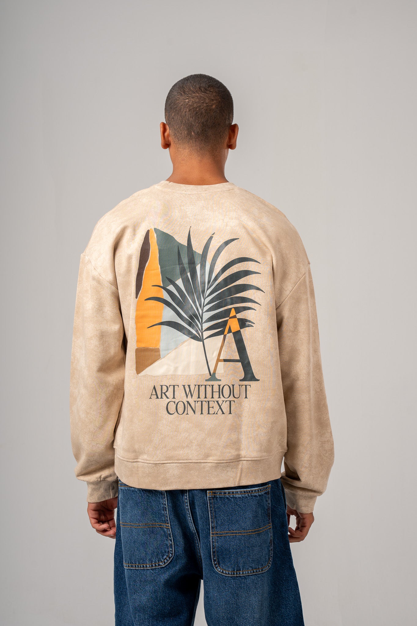 Printed Oversized Sweatshirt