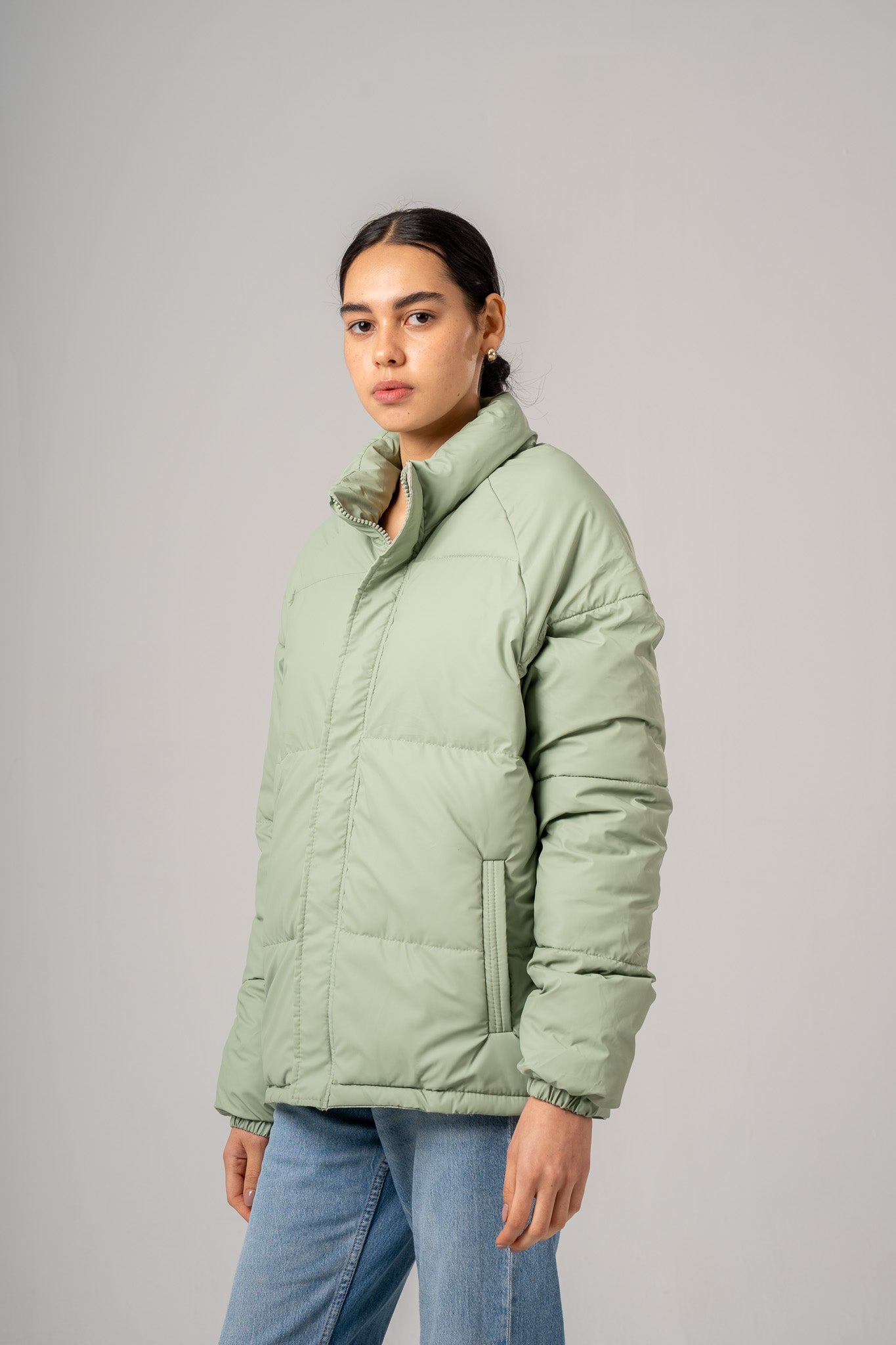 High Neck Puffer Jacket
