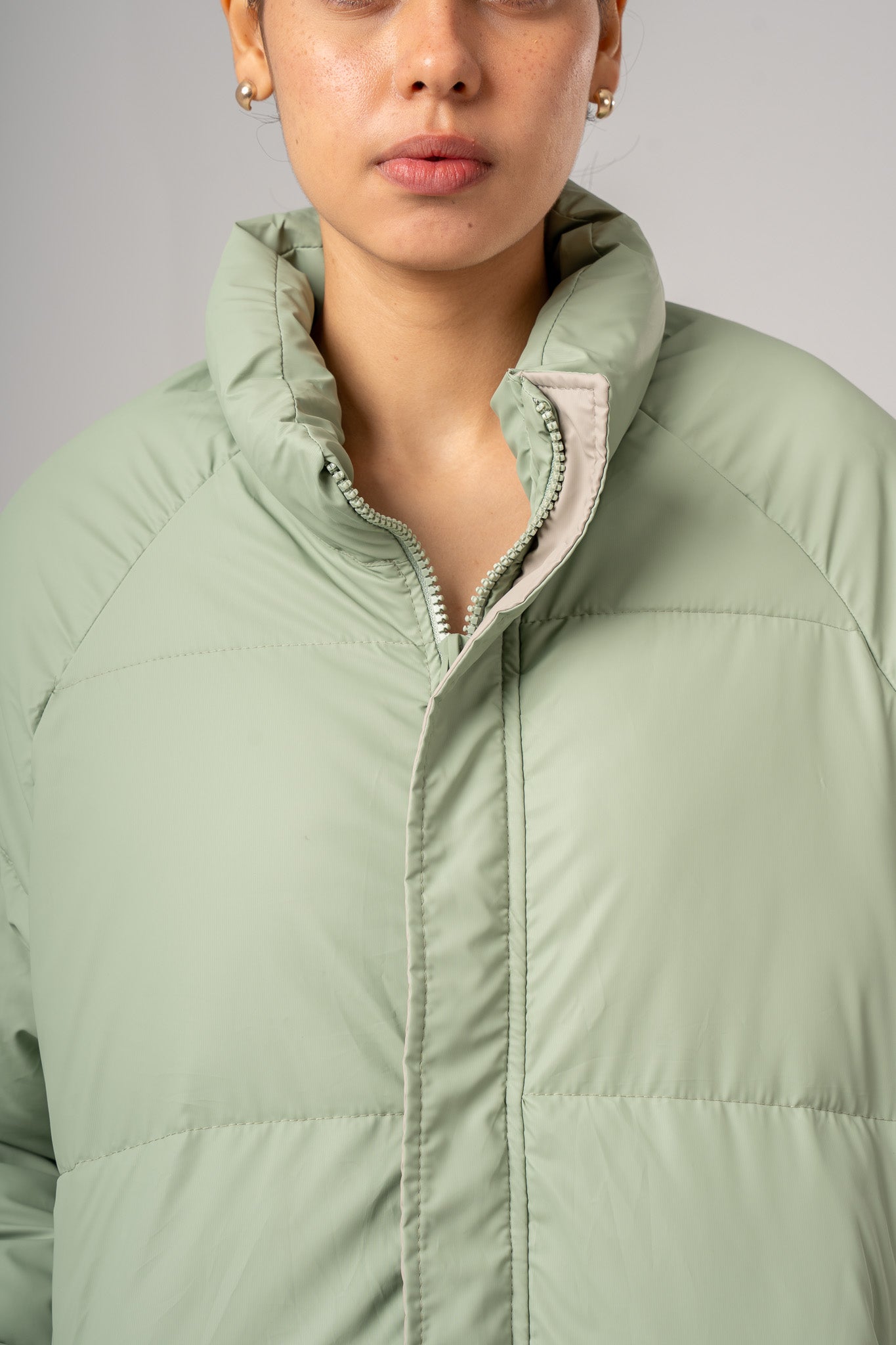 High Neck Puffer Jacket