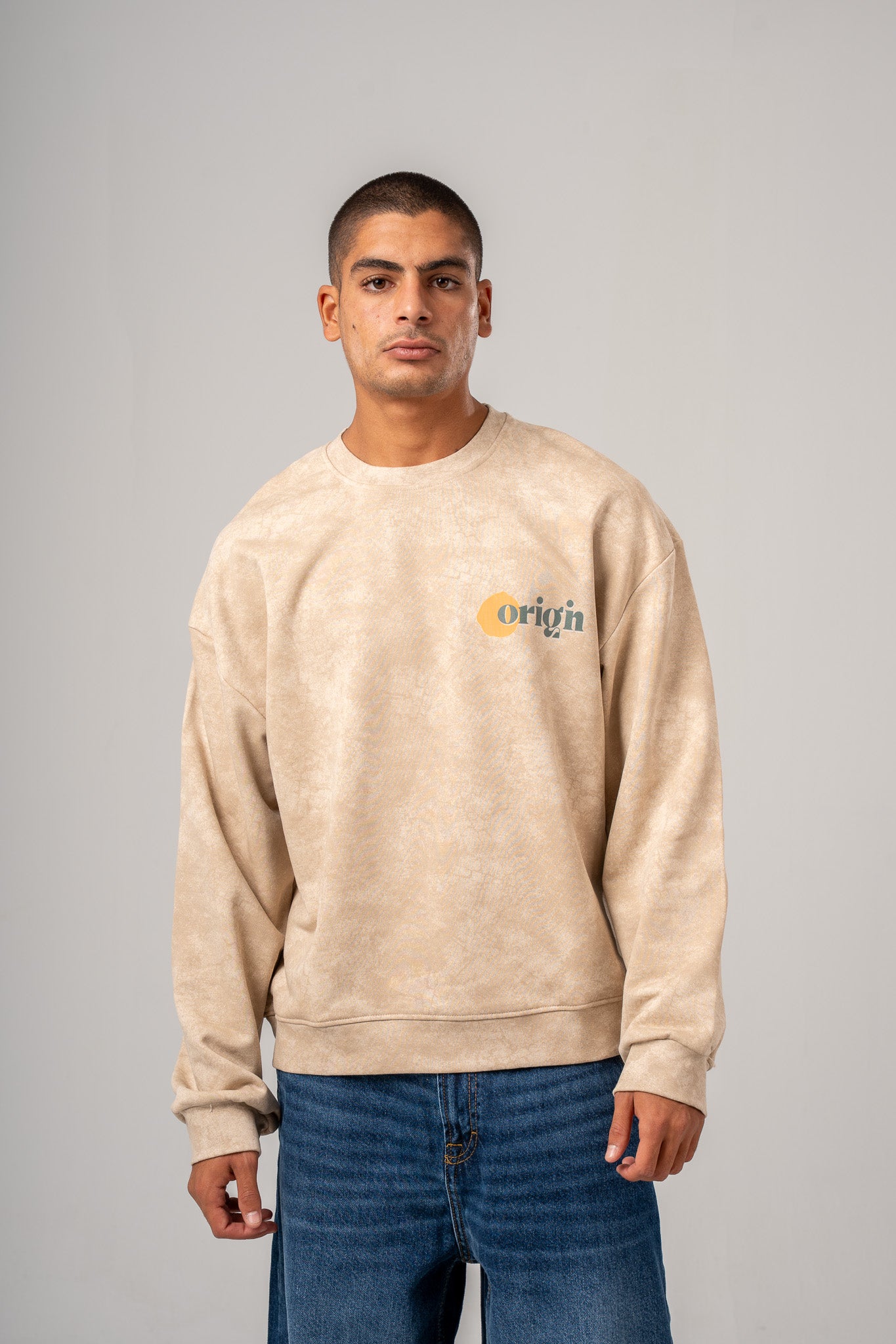 Printed Oversized Sweatshirt