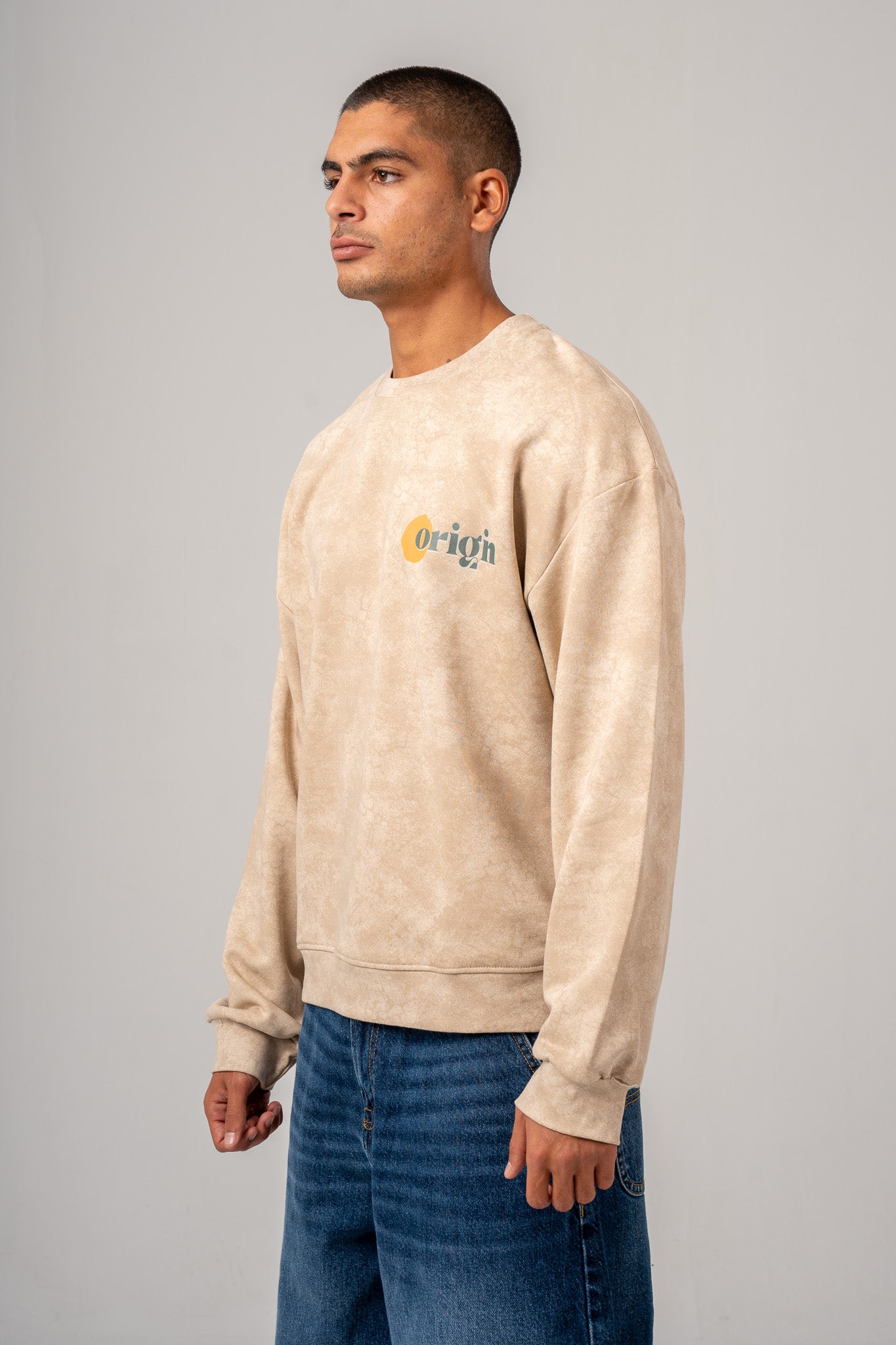 Printed Oversized Sweatshirt