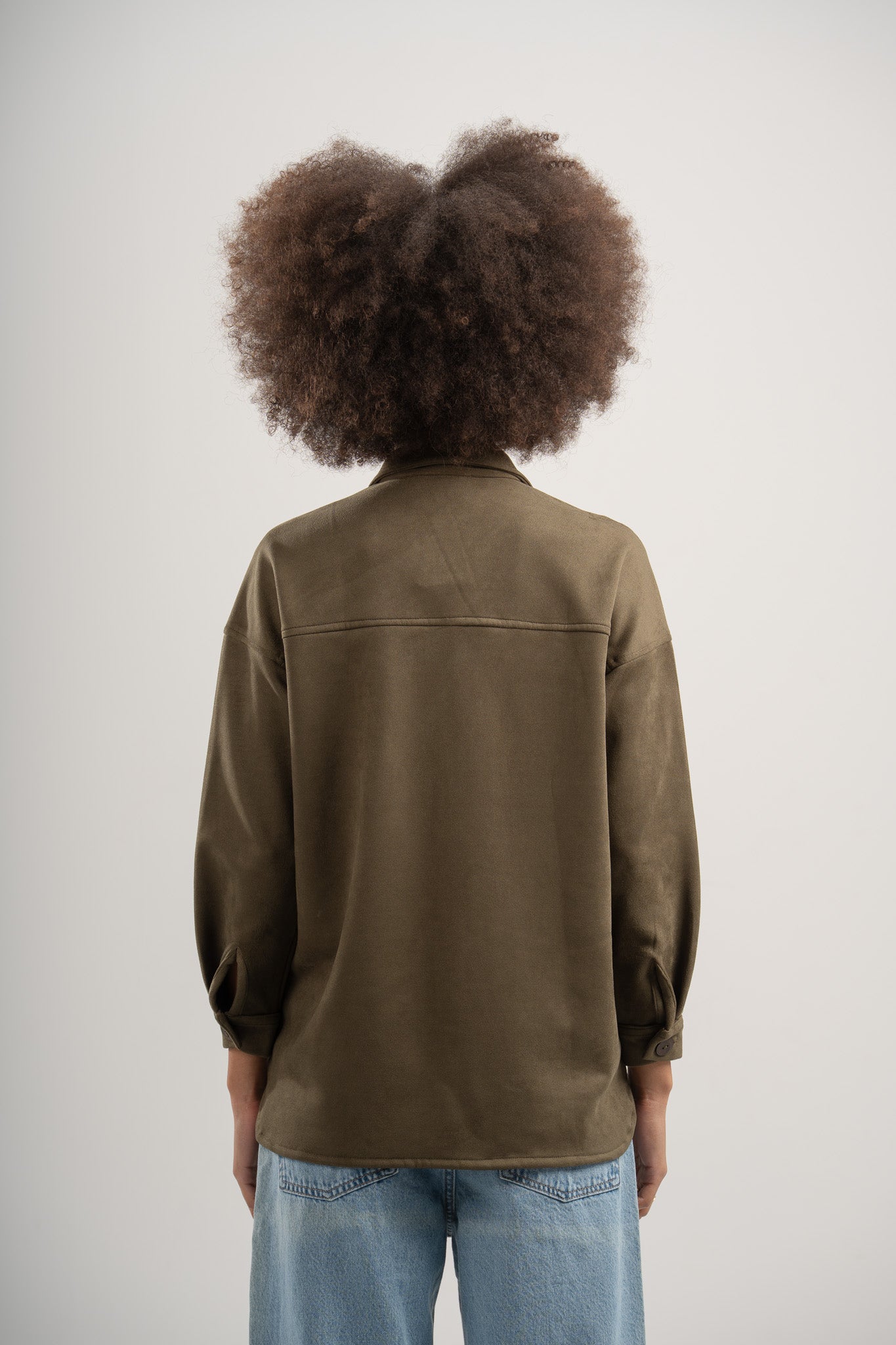 Suede Overshirt