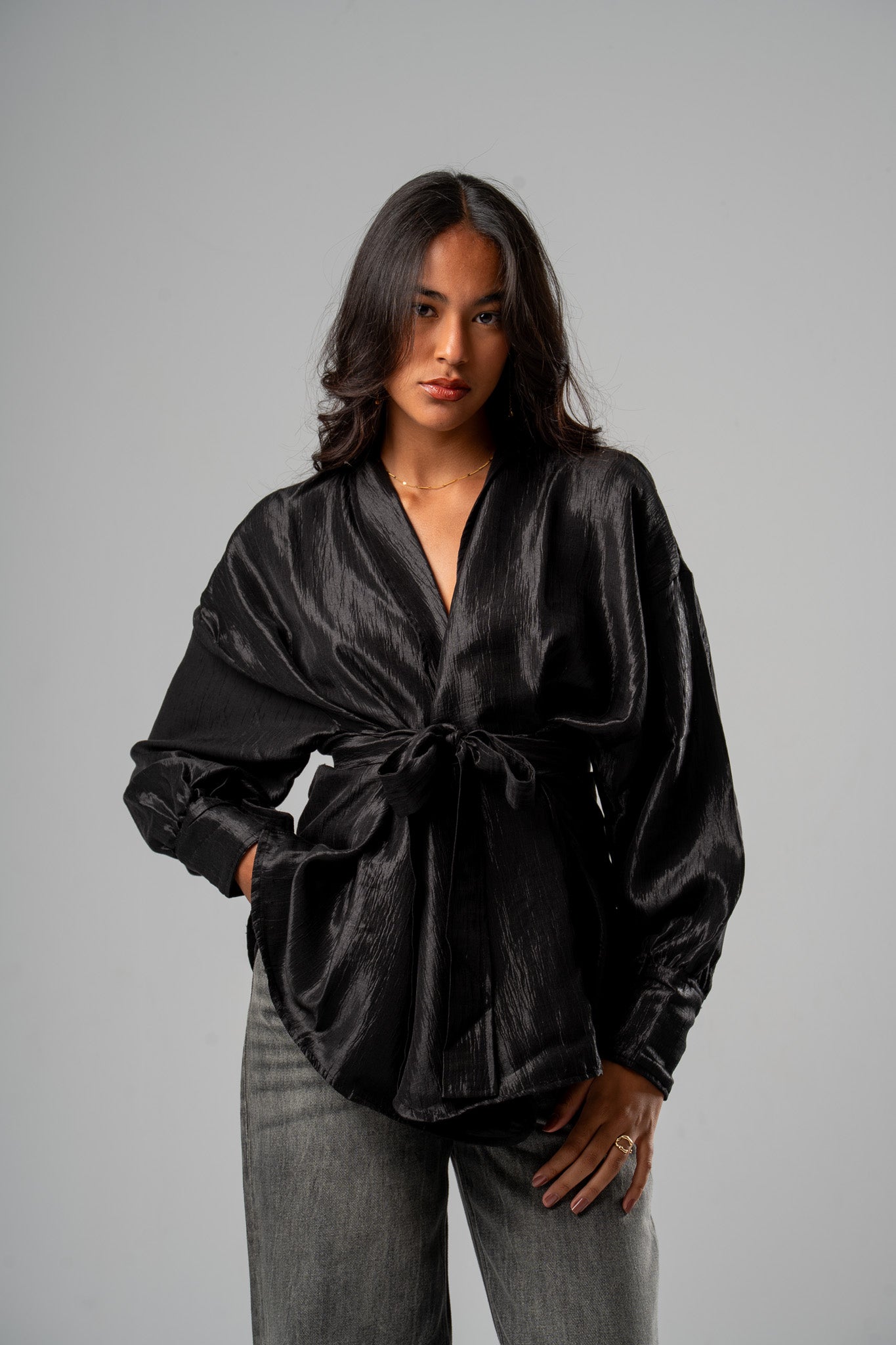 Satin Kimono