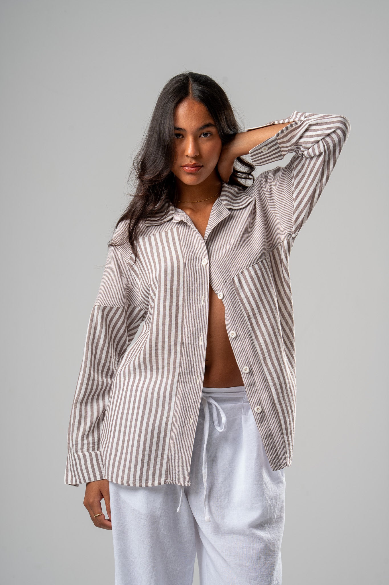 Striped Oversized Shirt