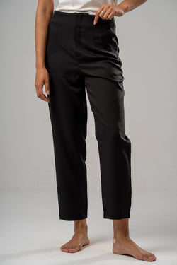 Carrot-Leg Pants