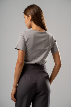 Basic Scoop Neck T-Shirt