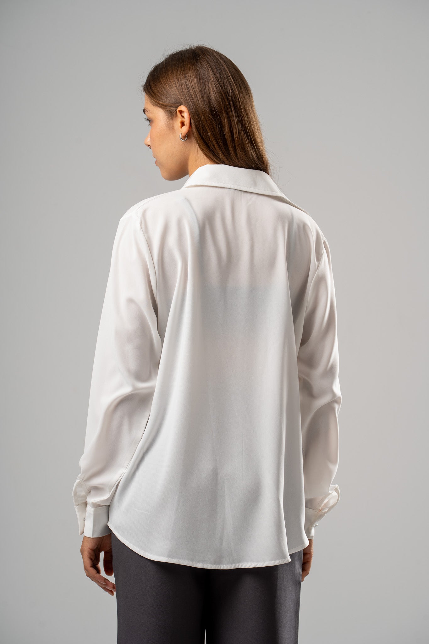 Structured Button-Up Shirt