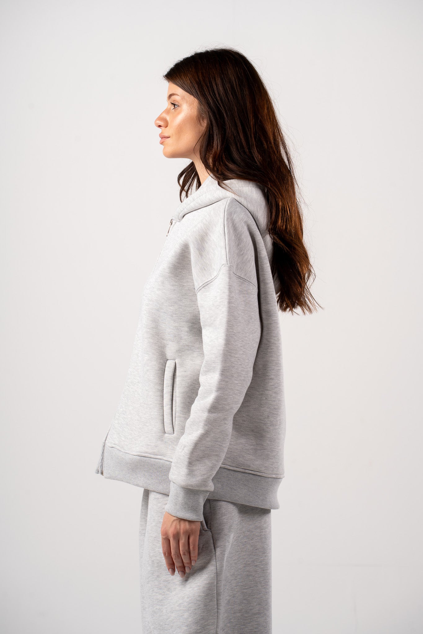 Regular Zip-Up Hoodie