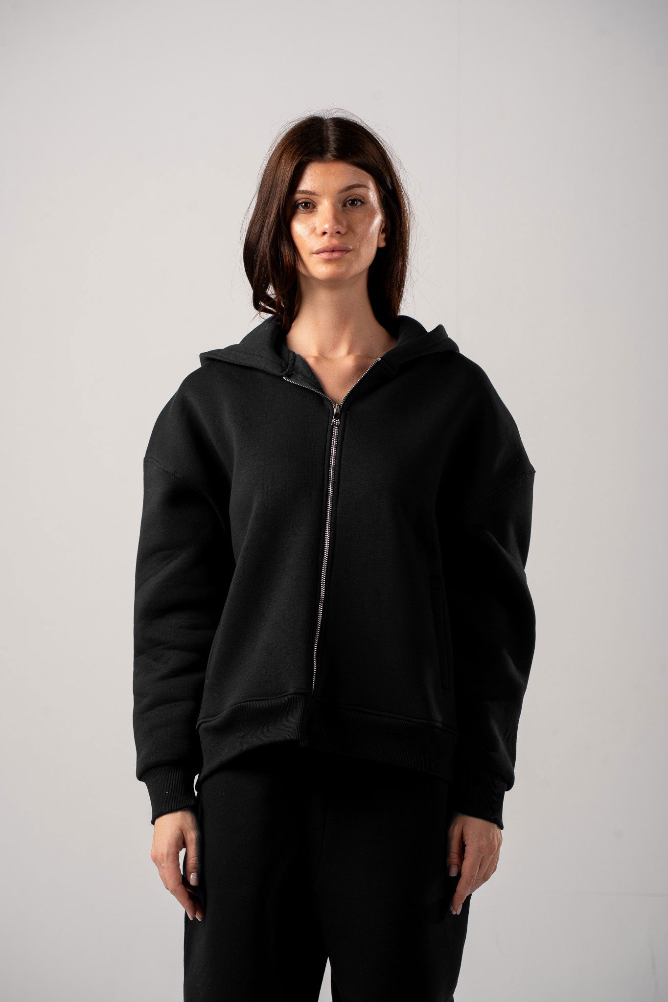 Regular Zip-Up Hoodie
