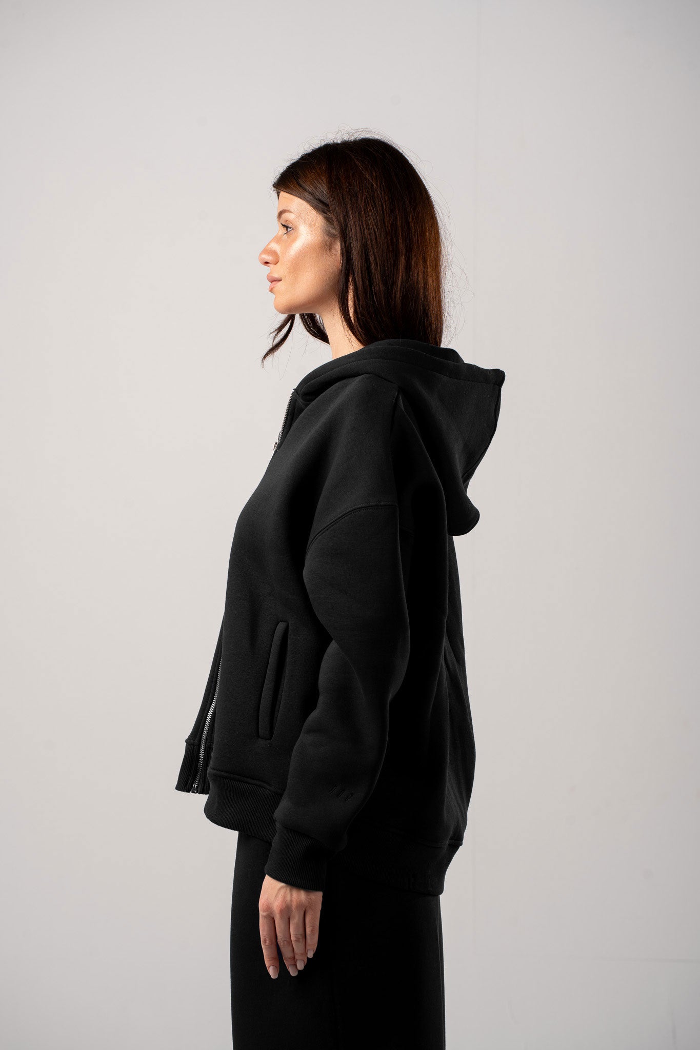 Regular Zip-Up Hoodie