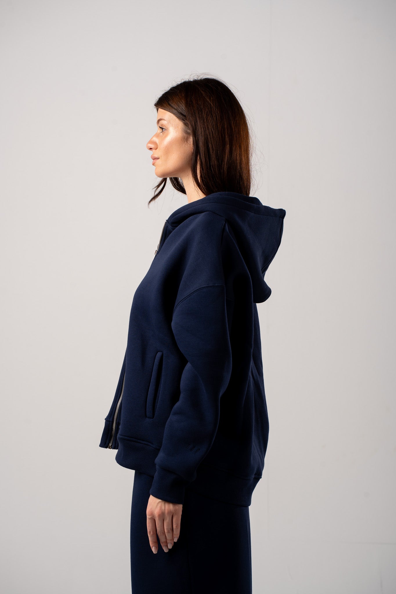 Regular Zip-Up Hoodie