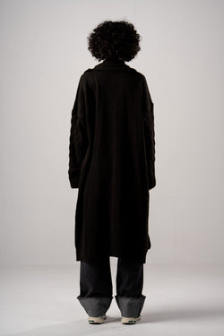 Cable Front Cardigan - Sale