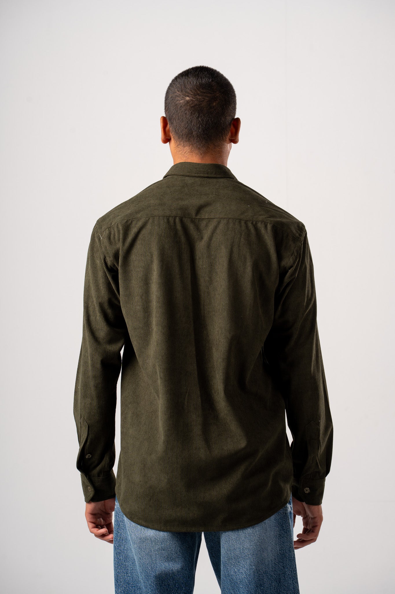 Khaki Corduroy Shirt