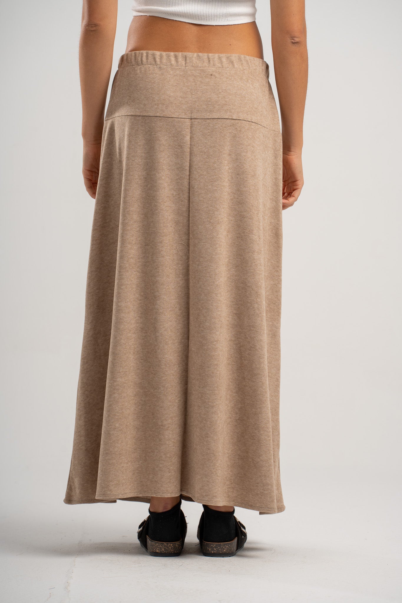 Soft Knit Midi Skirt