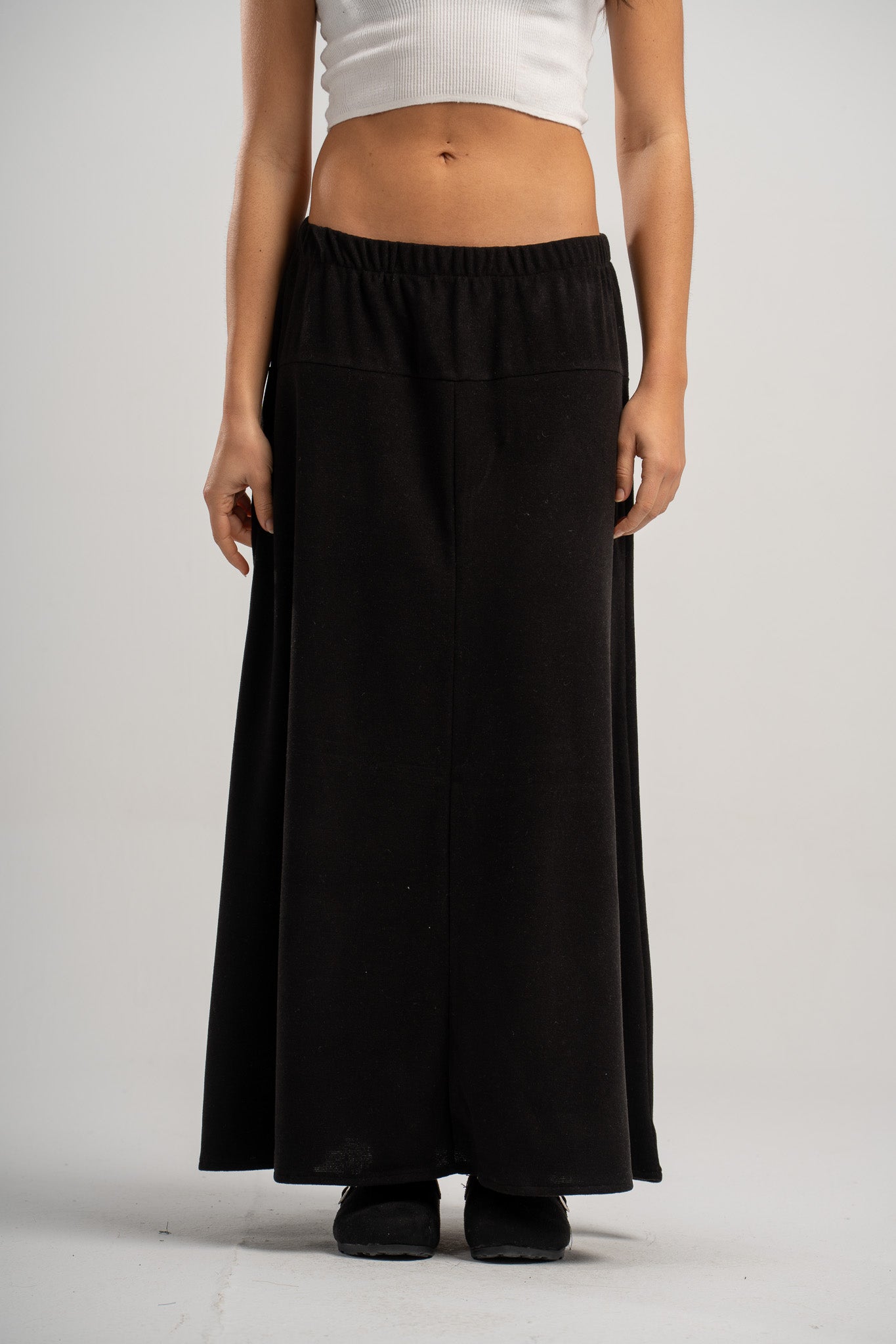 Soft Knit Midi Skirt