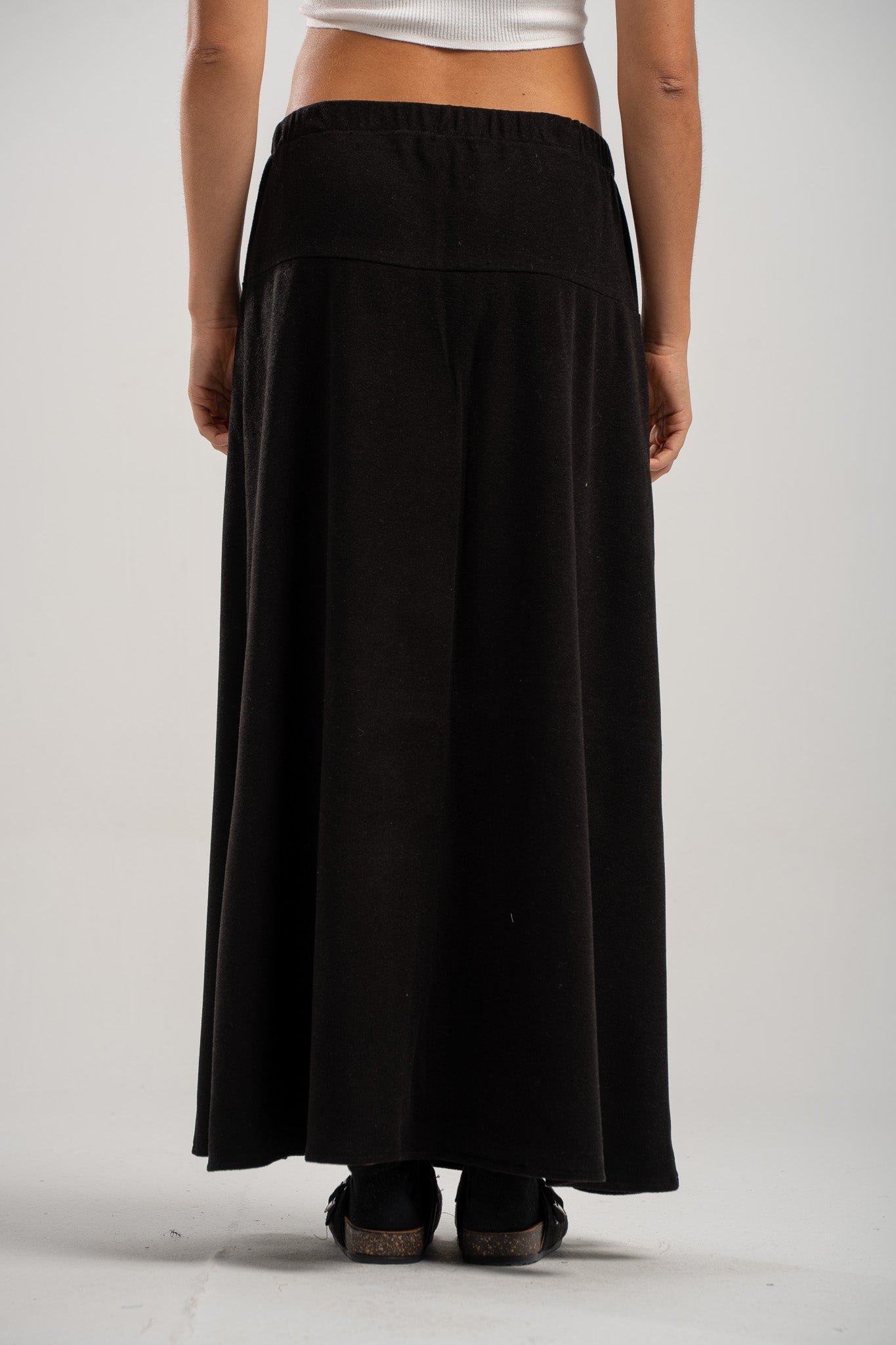 Soft Knit Midi Skirt