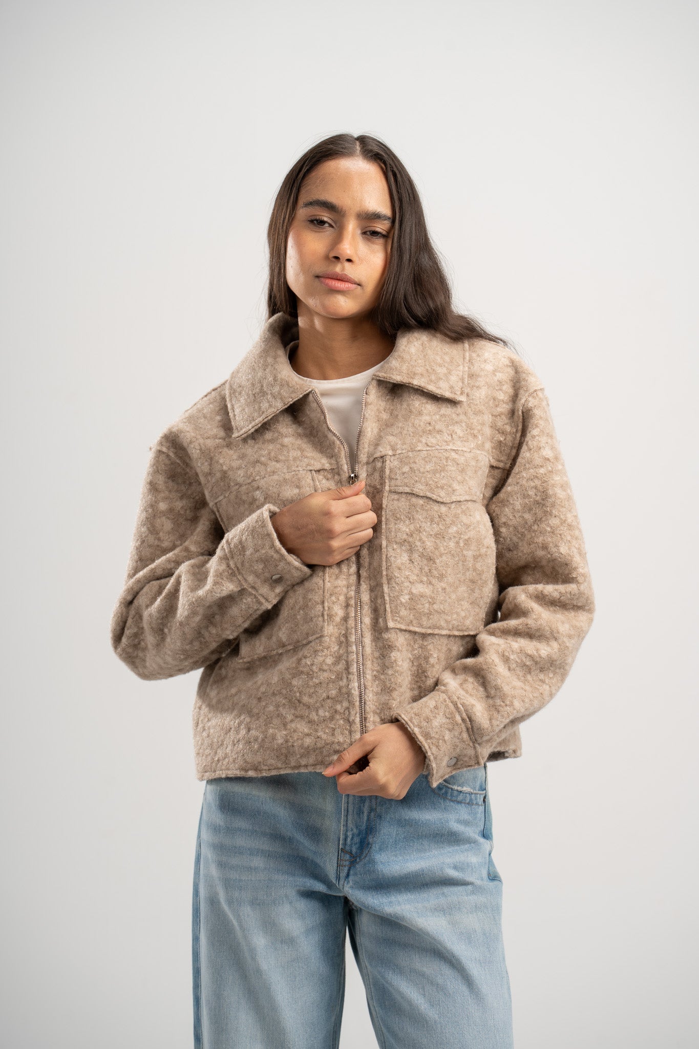 Wool Oversized Jacket