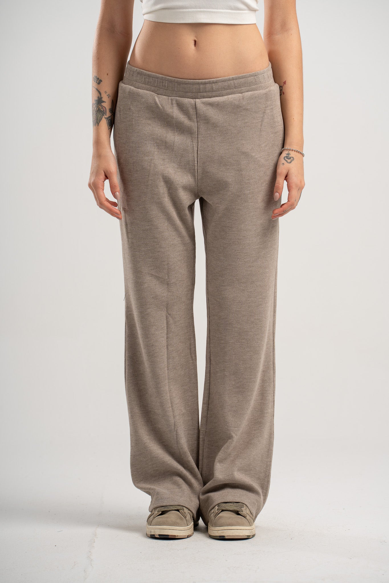Rib Knitted Pants