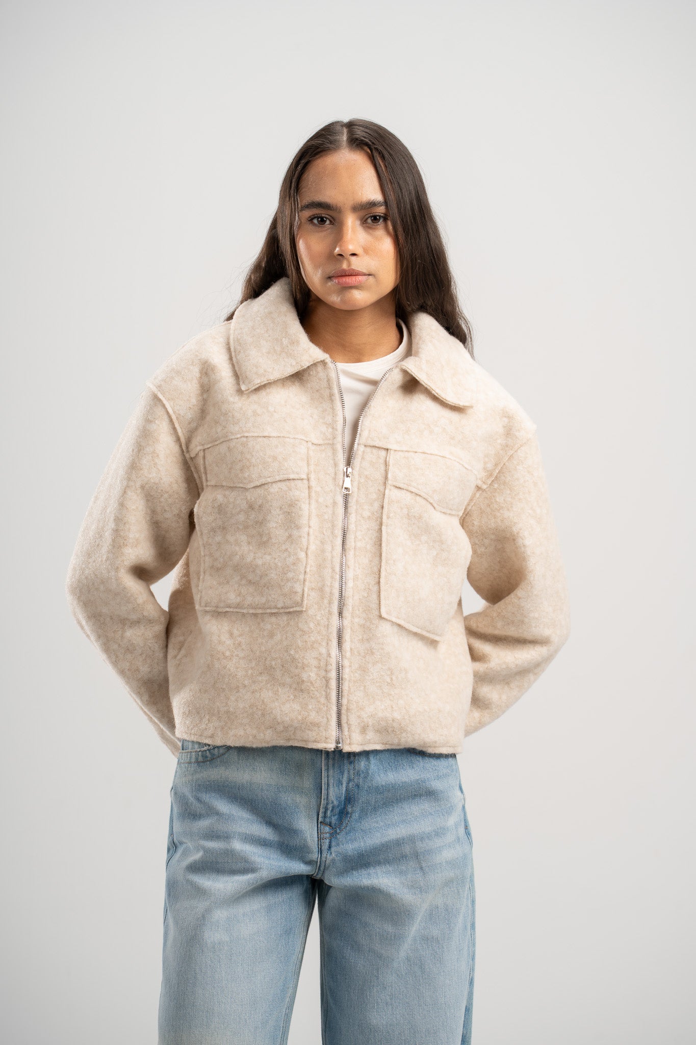 Wool Oversized Jacket