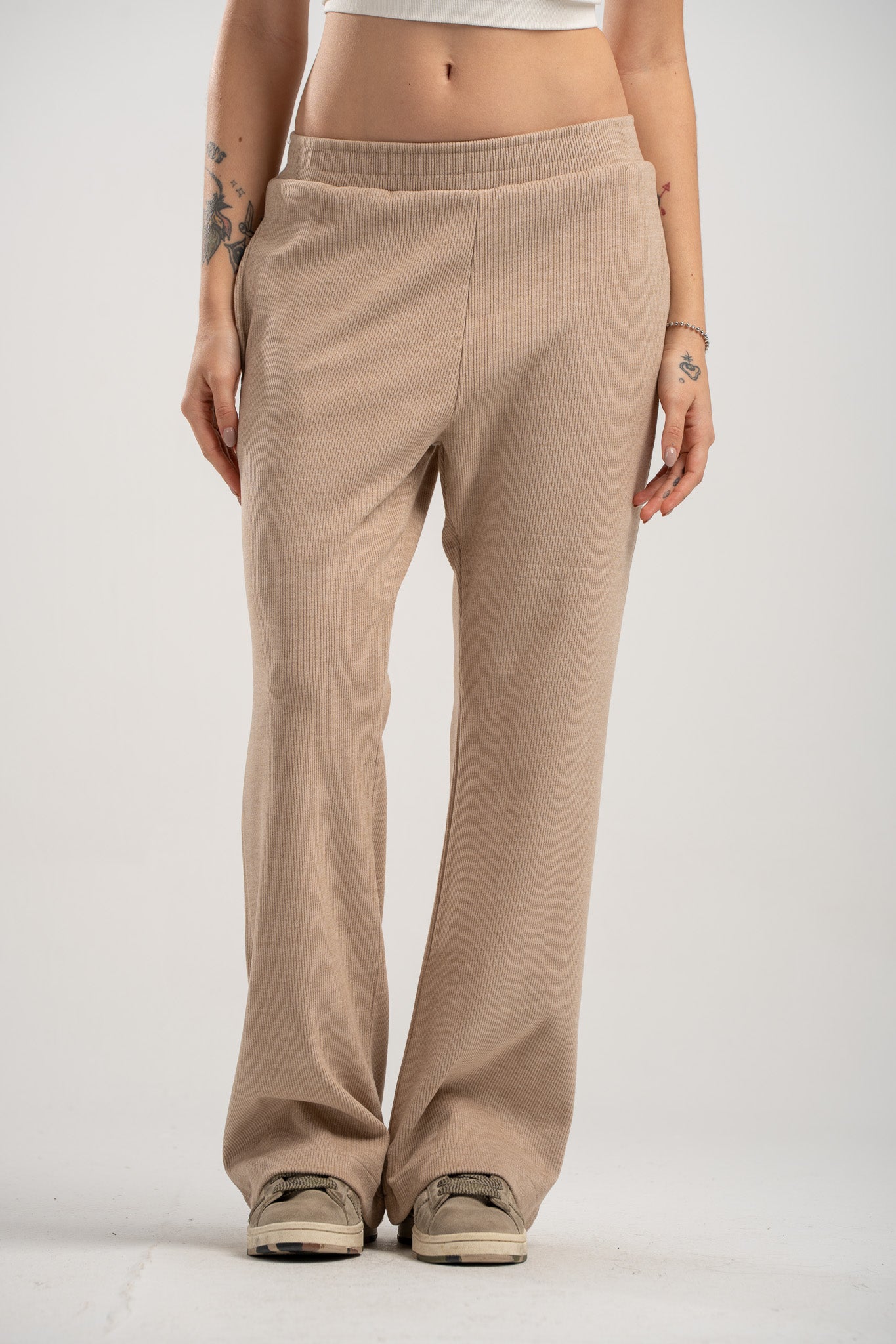 Rib Knitted Pants