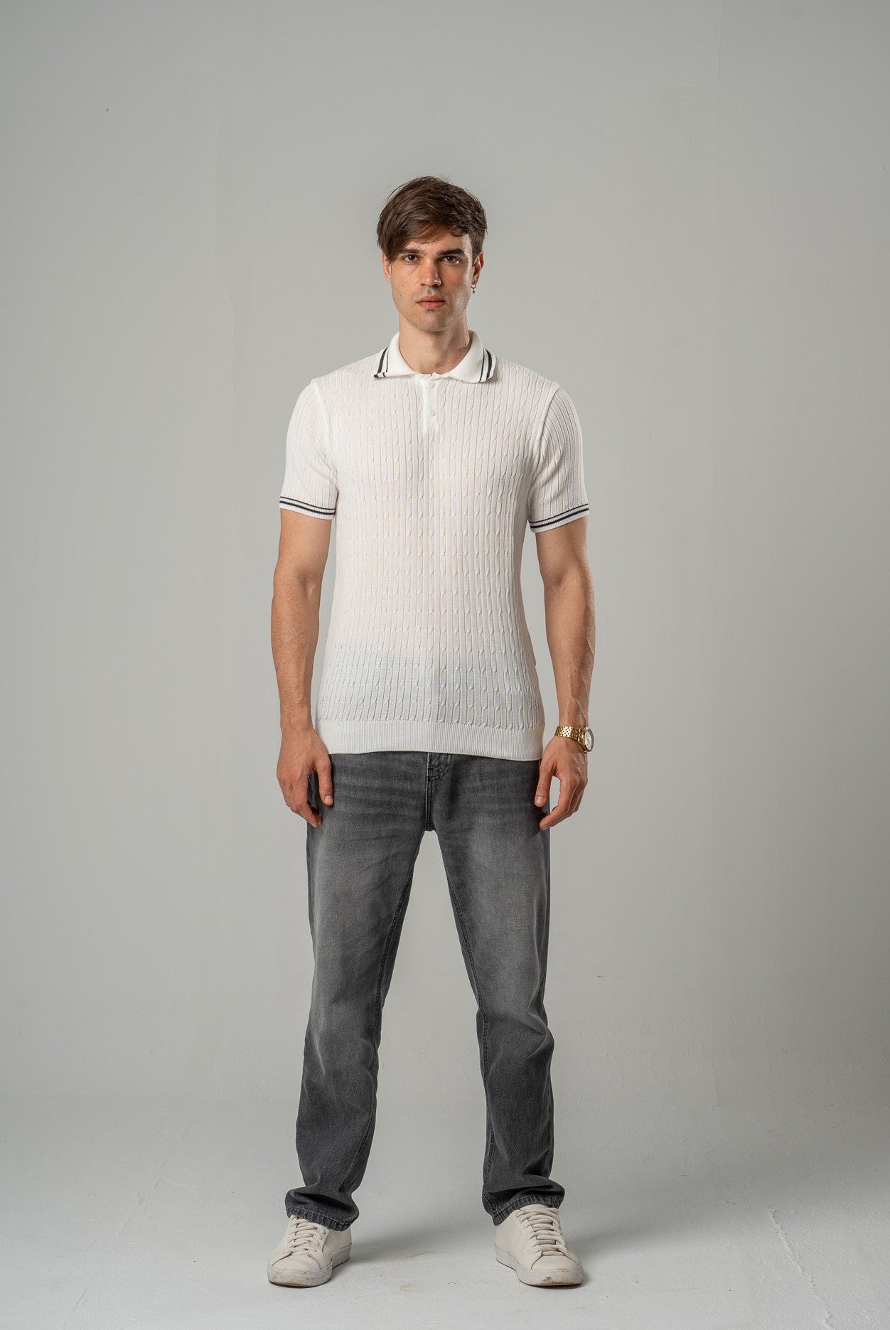 Knitted Polo T-shirt