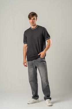 Short Sleeve Knit Tee