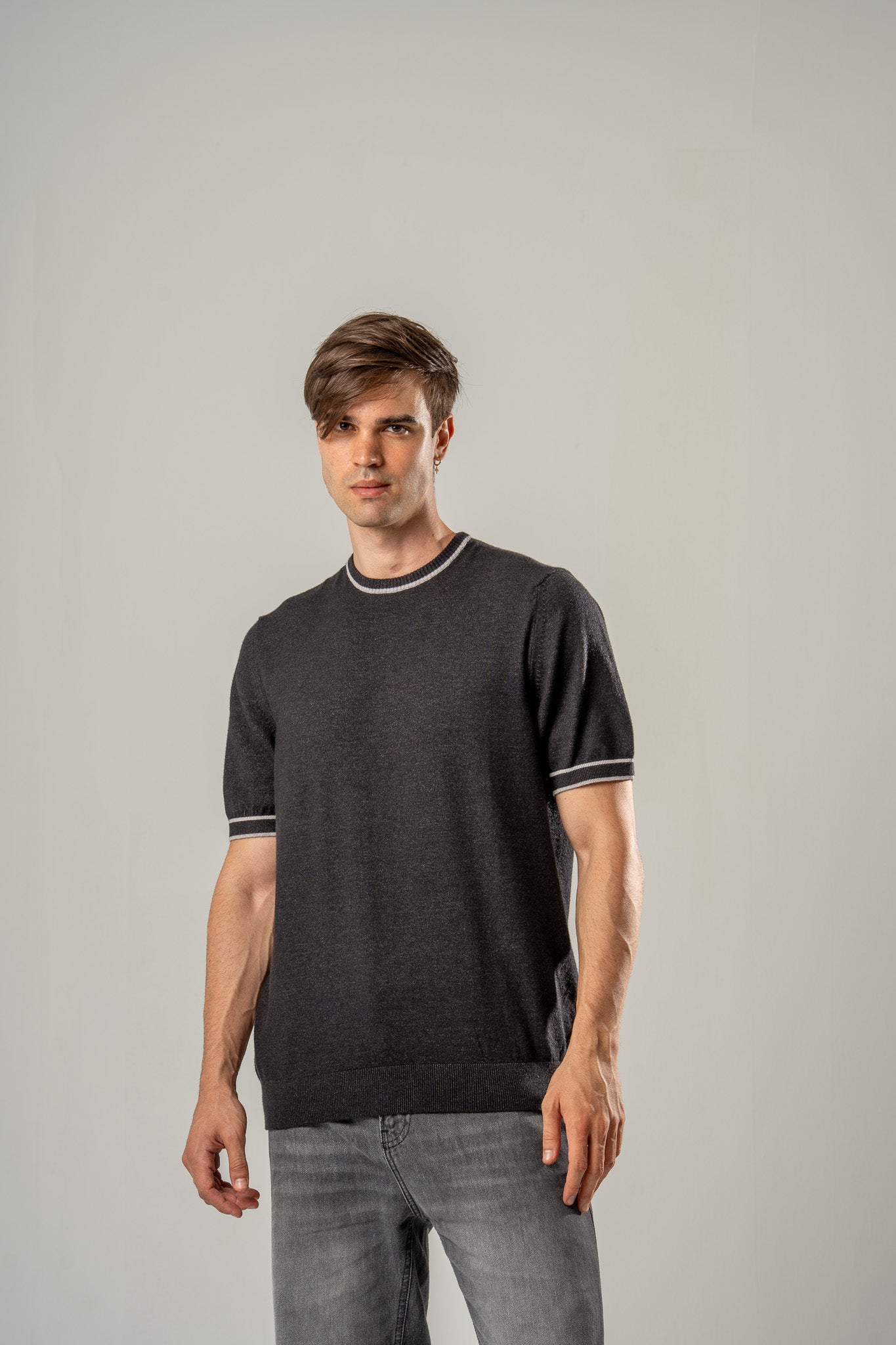 Short Sleeve Knit Tee