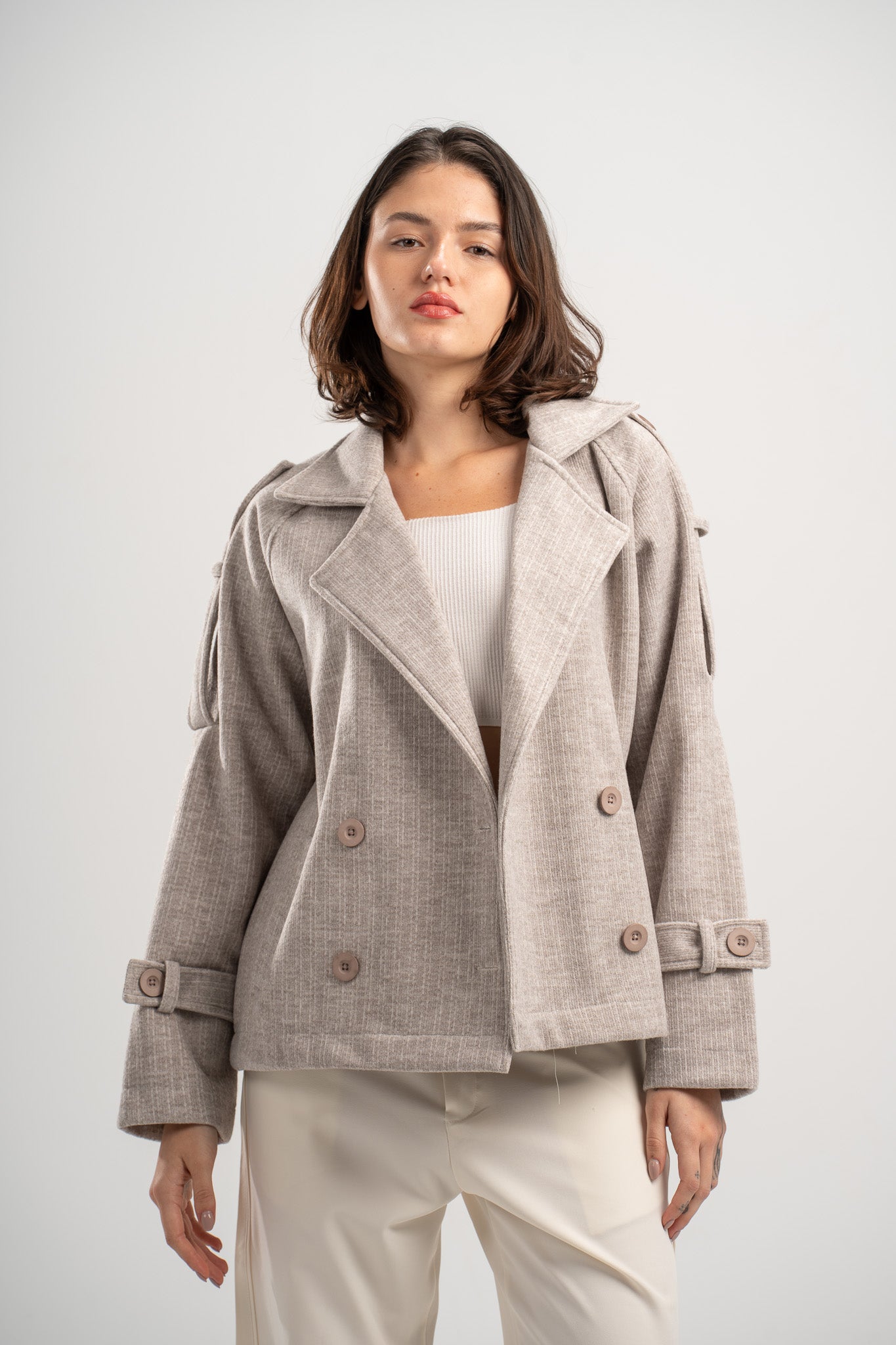 Jacquard Wool Jacket