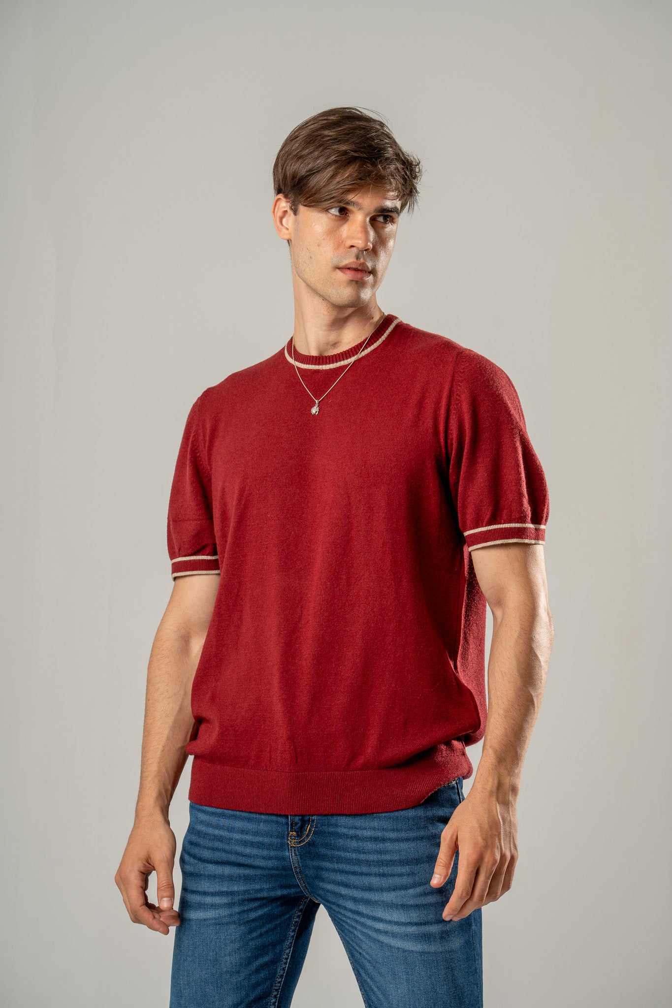 Short Sleeve Knit Tee