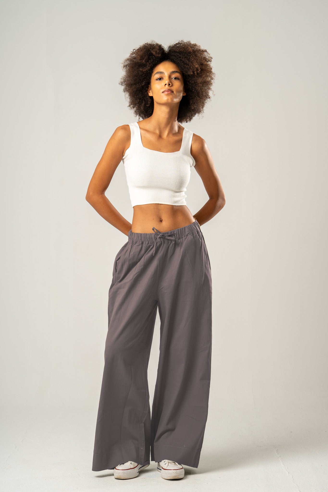 Wide Leg Linen Pants