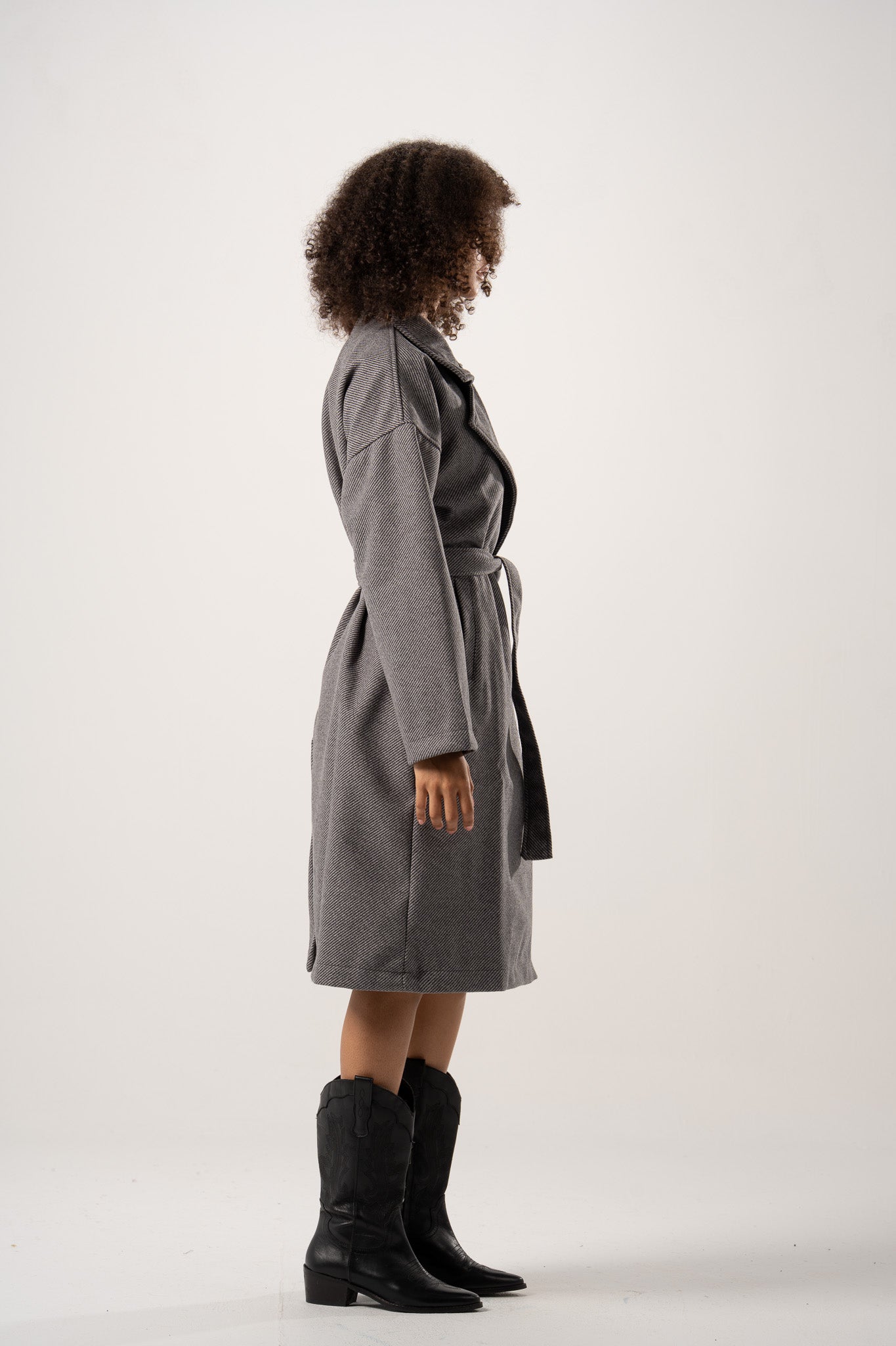 Textured Wool Overcoat