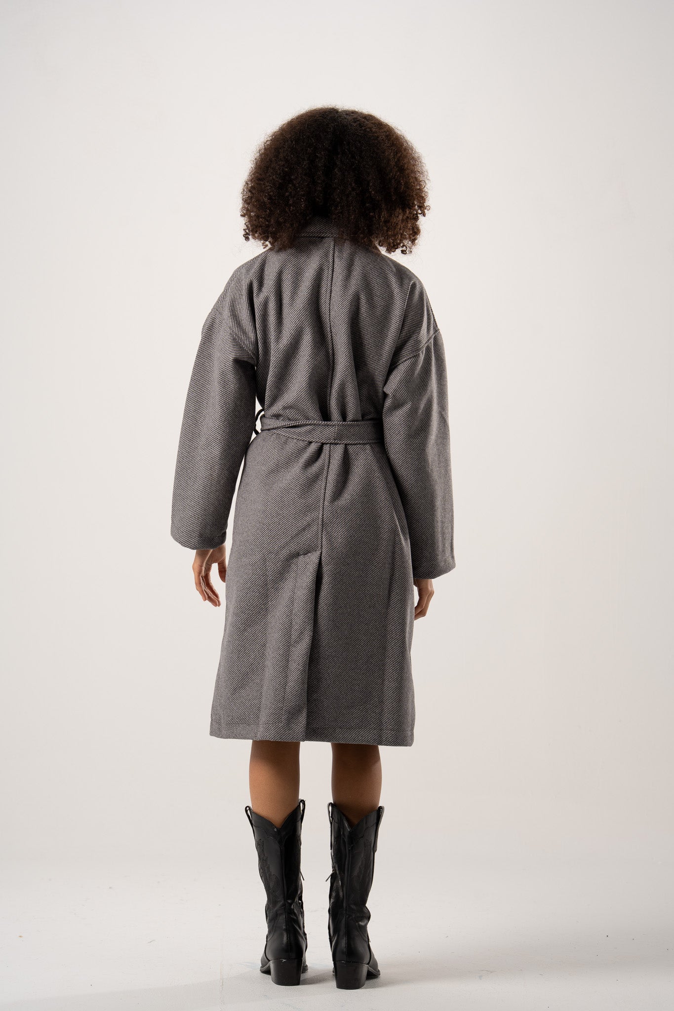 Textured Wool Overcoat