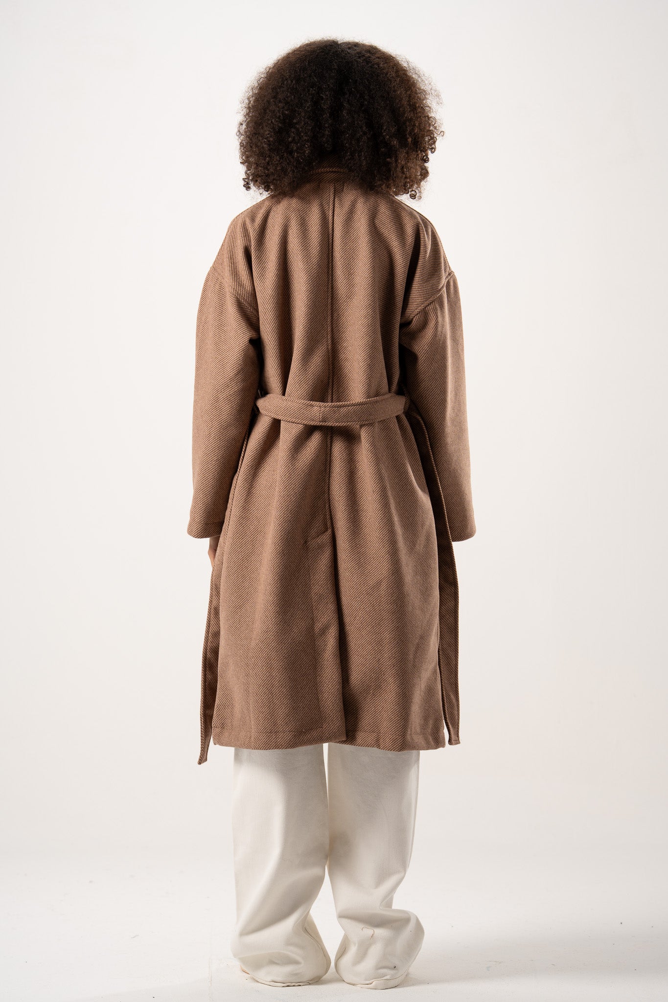 Textured Wool Overcoat