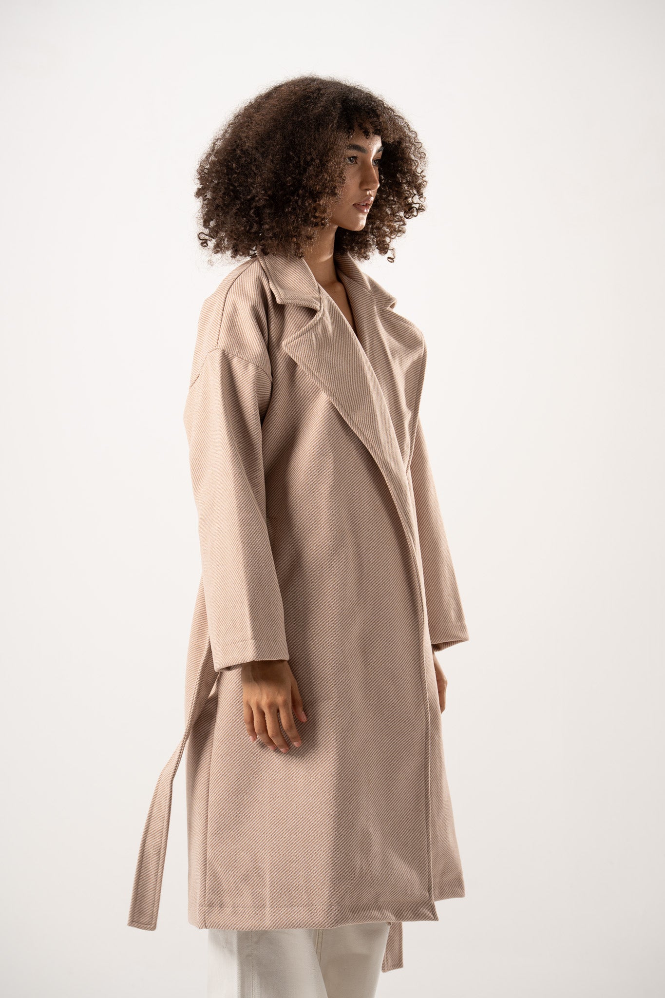 Textured Wool Overcoat