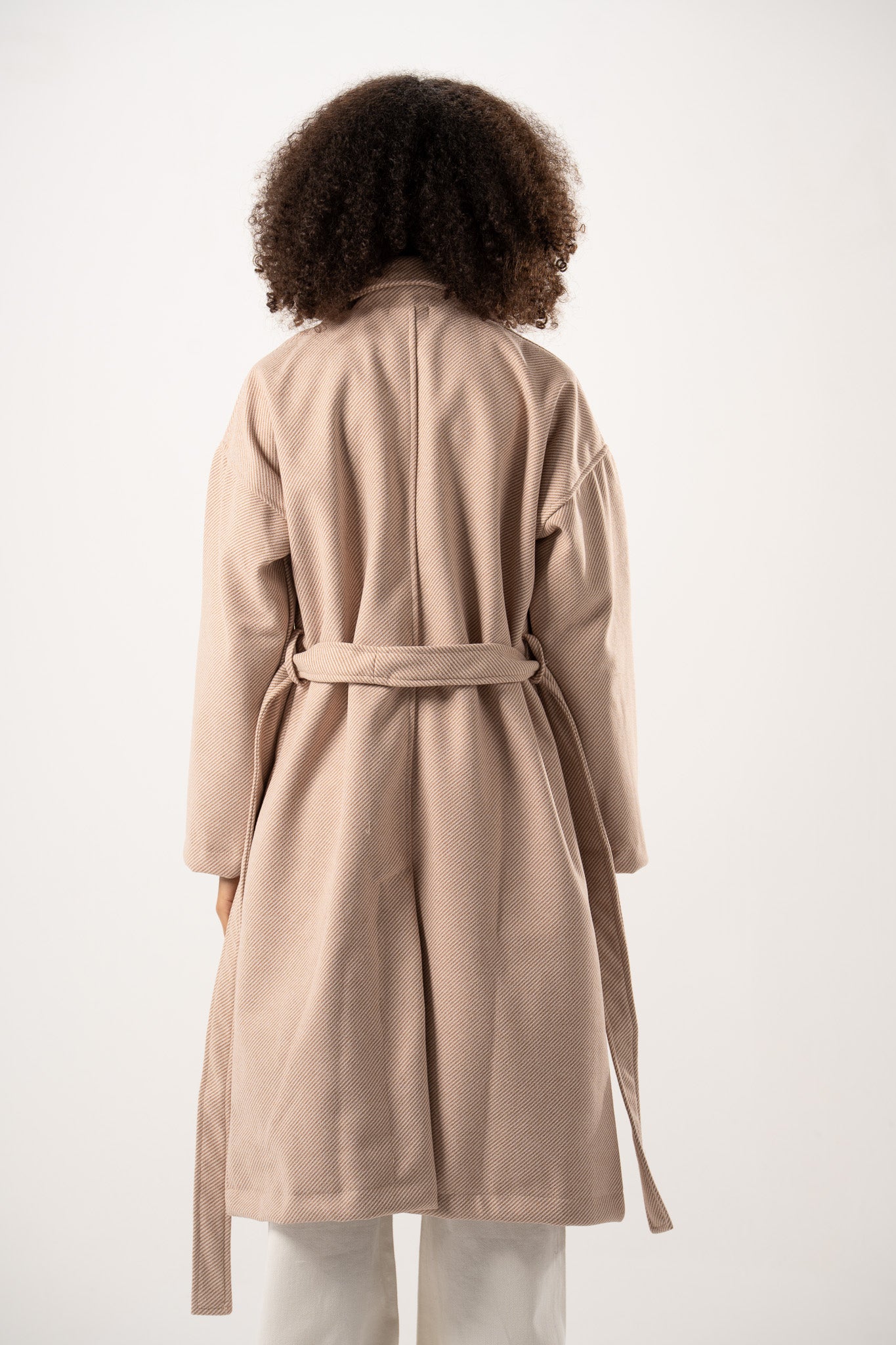 Textured Wool Overcoat