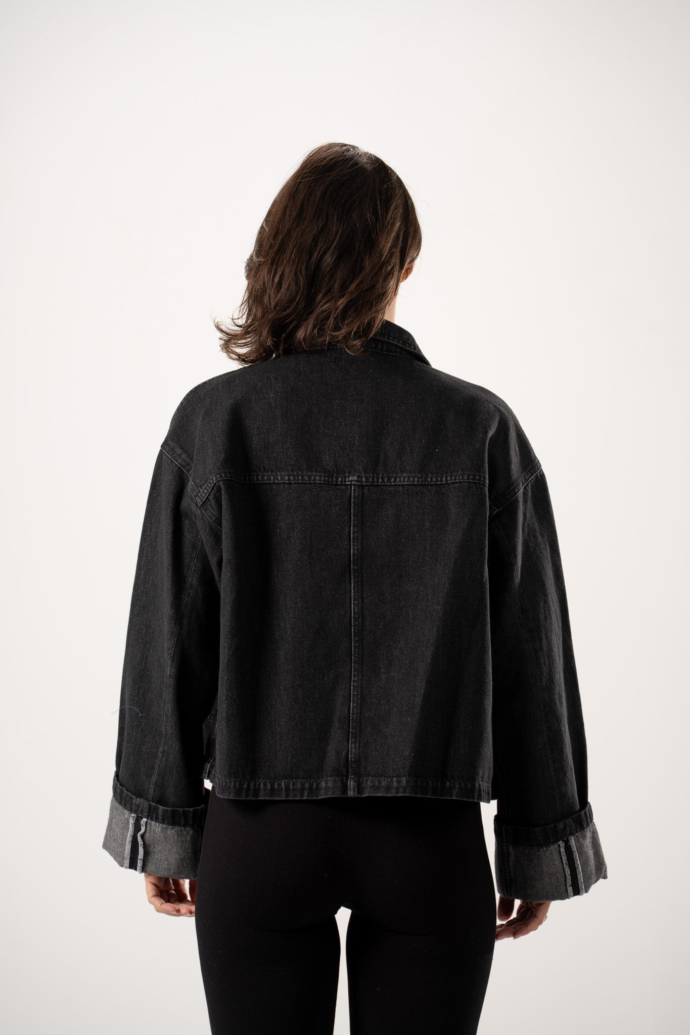 Turn-Up Denim Jacket