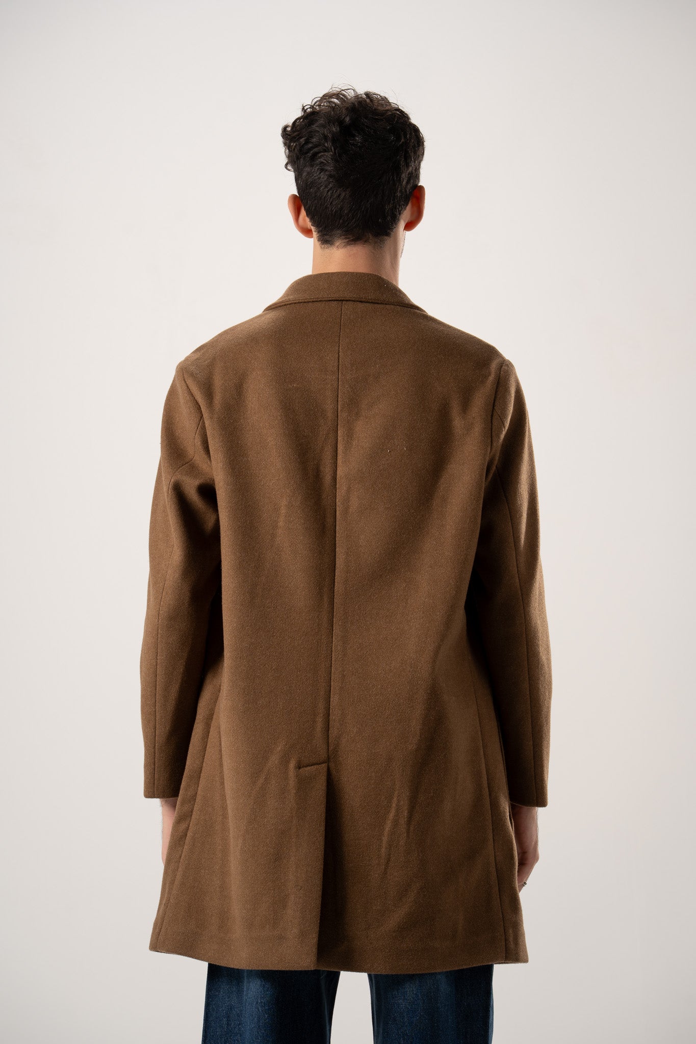 Basic Wool Blend Coat