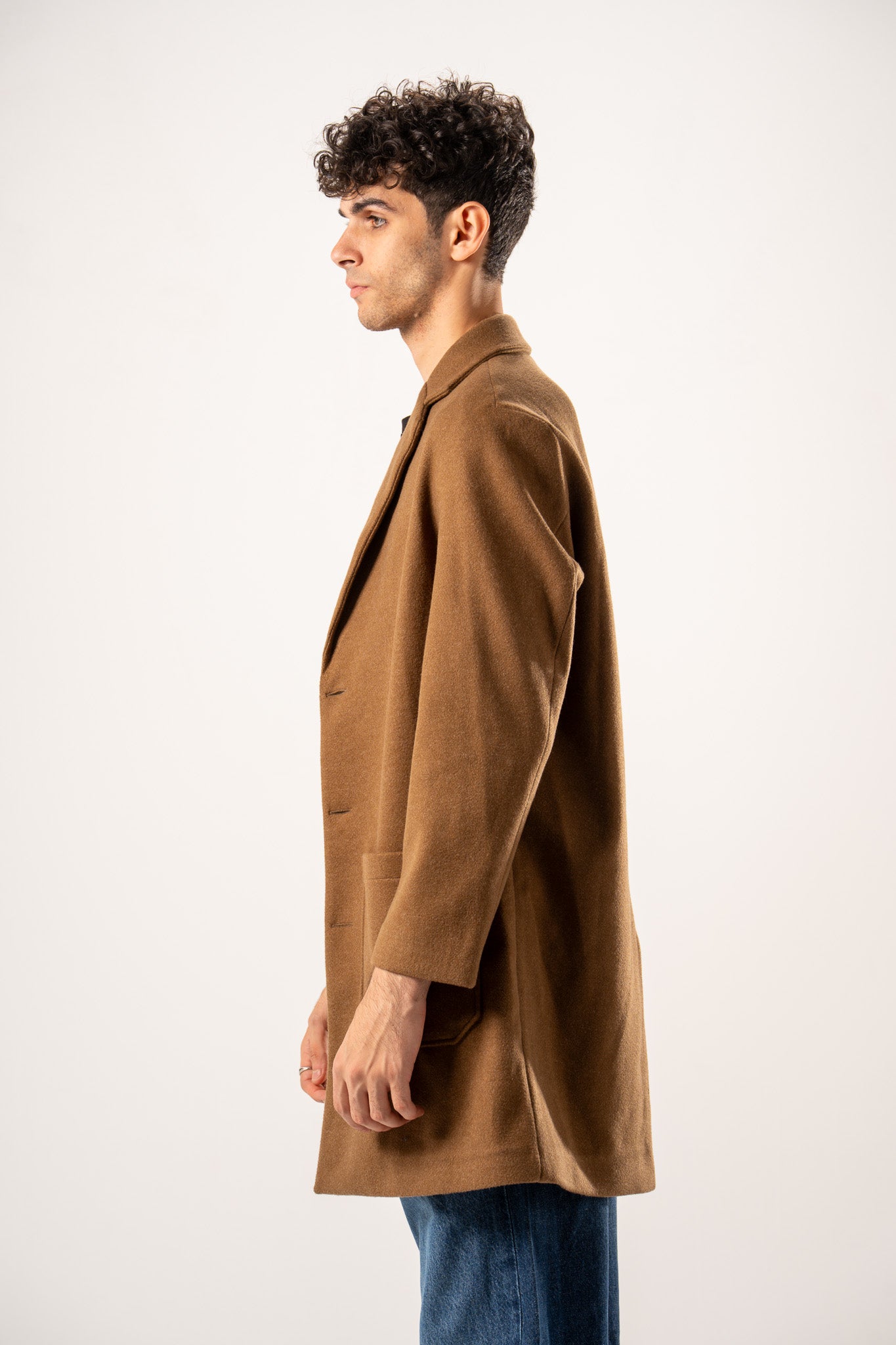 Basic Wool Blend Coat